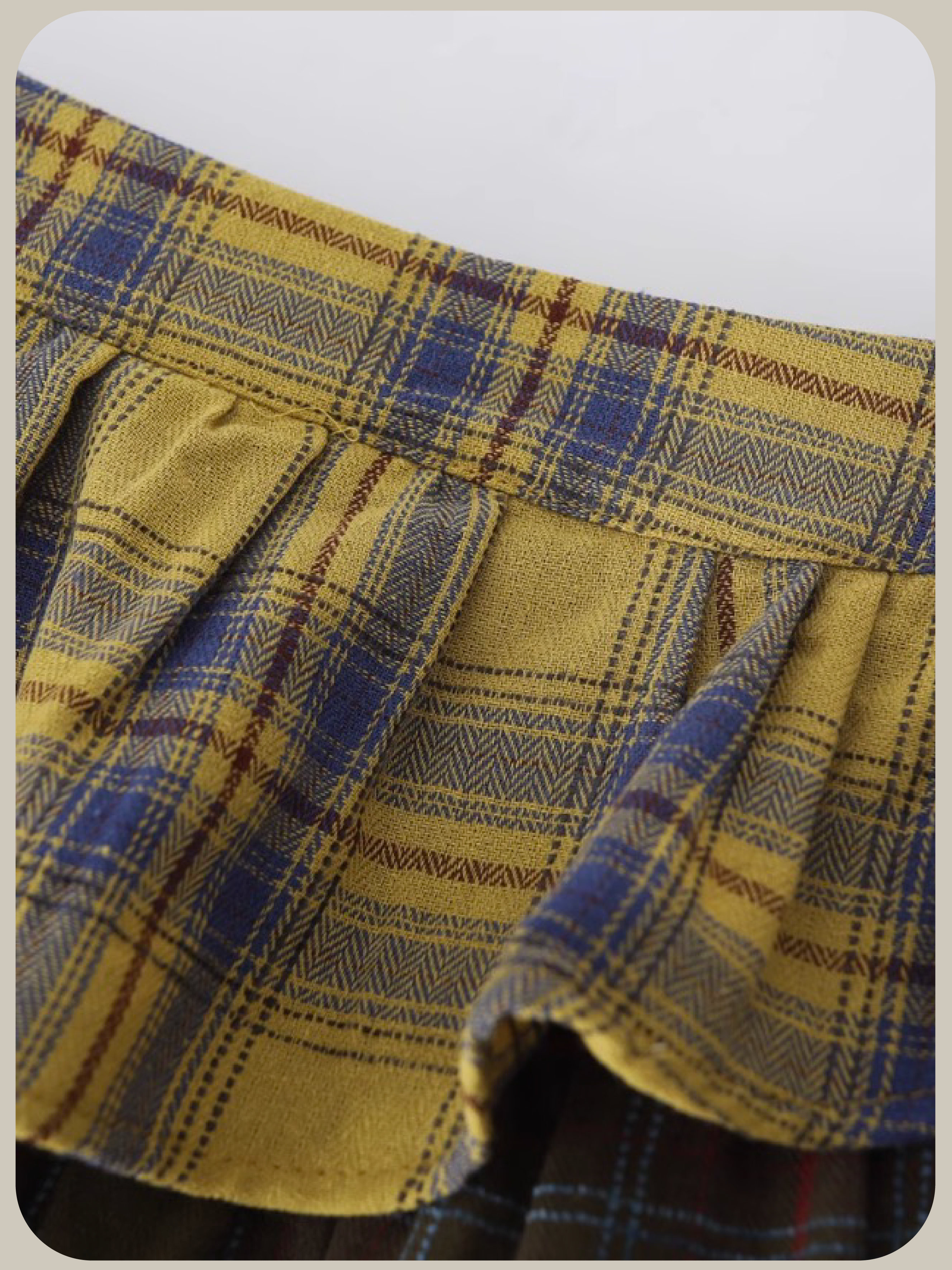 Asymmetry Check Mix Skirt/アシンメトリーチェックミックススカート