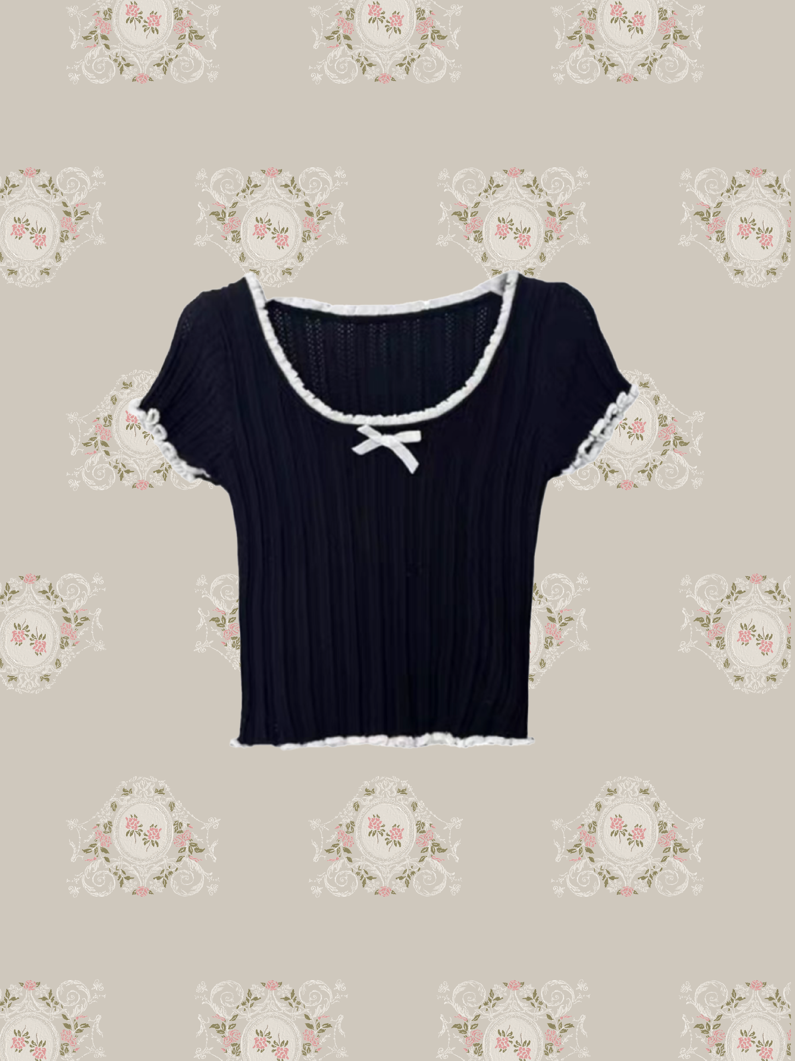 Ballet Piping Summer Knit /バレエパイピングサマーニット