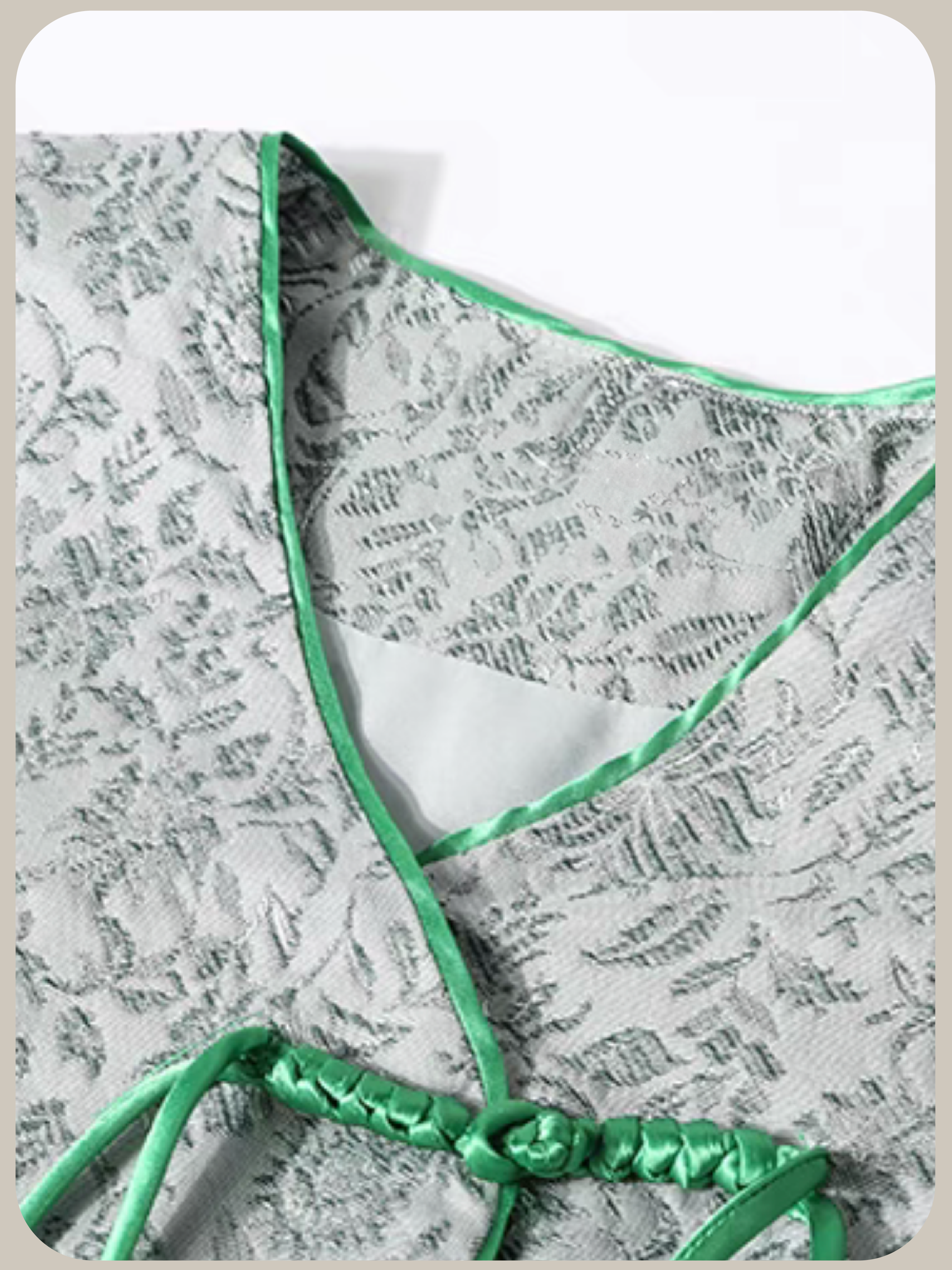 Texture Embossed Puff Sleeve One Piece/テクスチャーエンボスパフスリーブワンピース