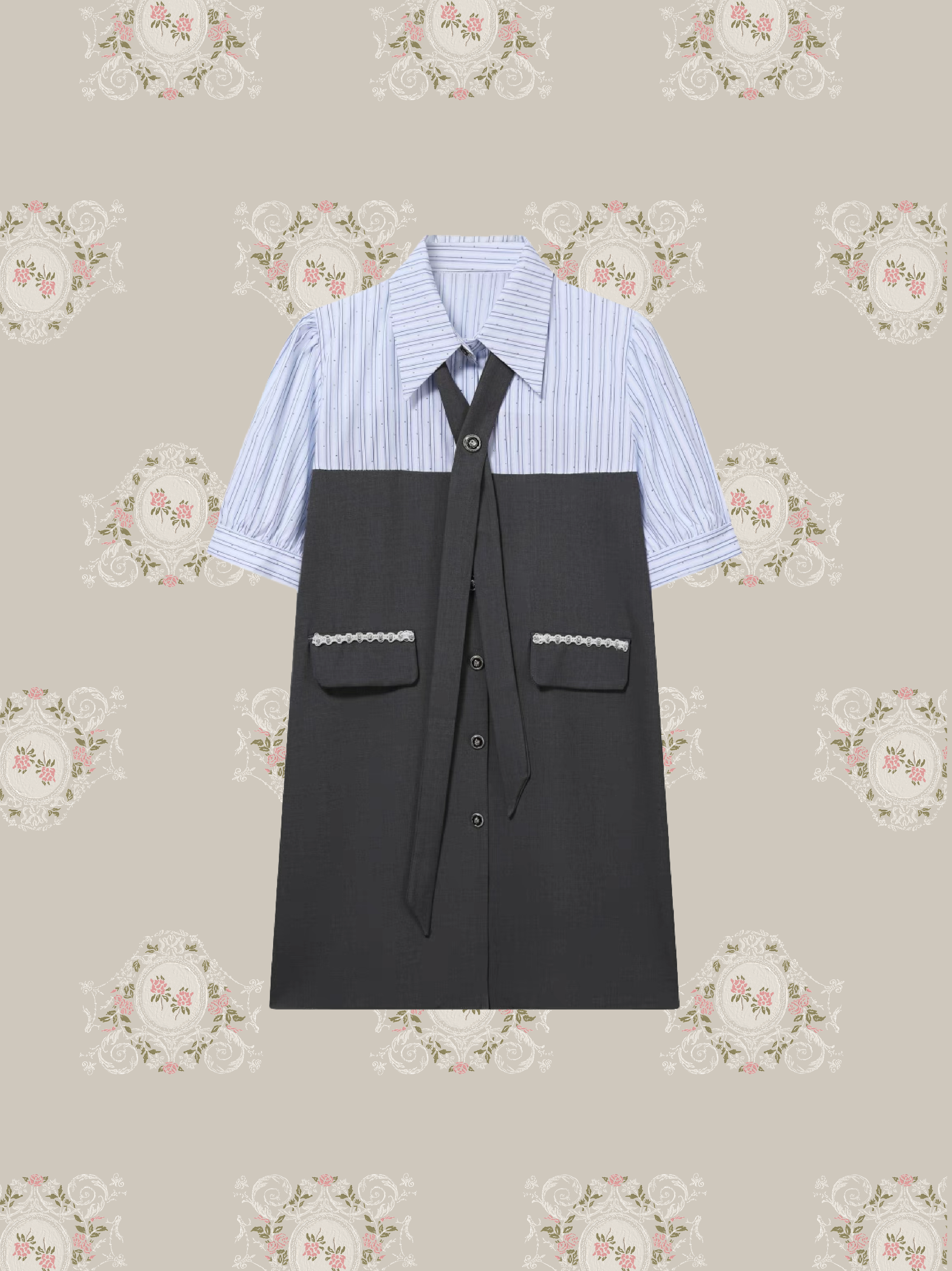 Preppy Shirt Dress/プレッピーシャツドレス