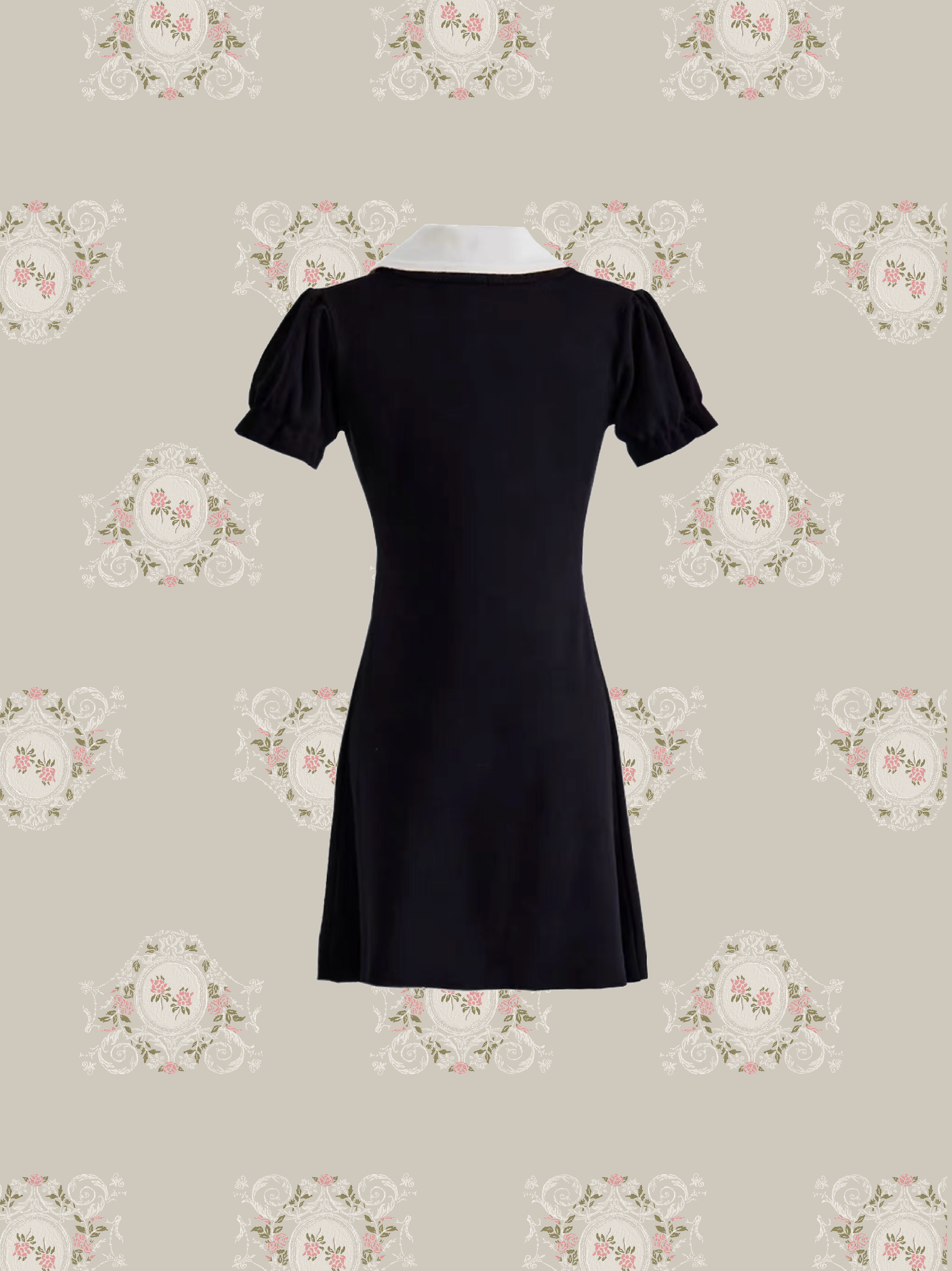 French Frill Knitting One Piece/フレンチフリルニットワンピース