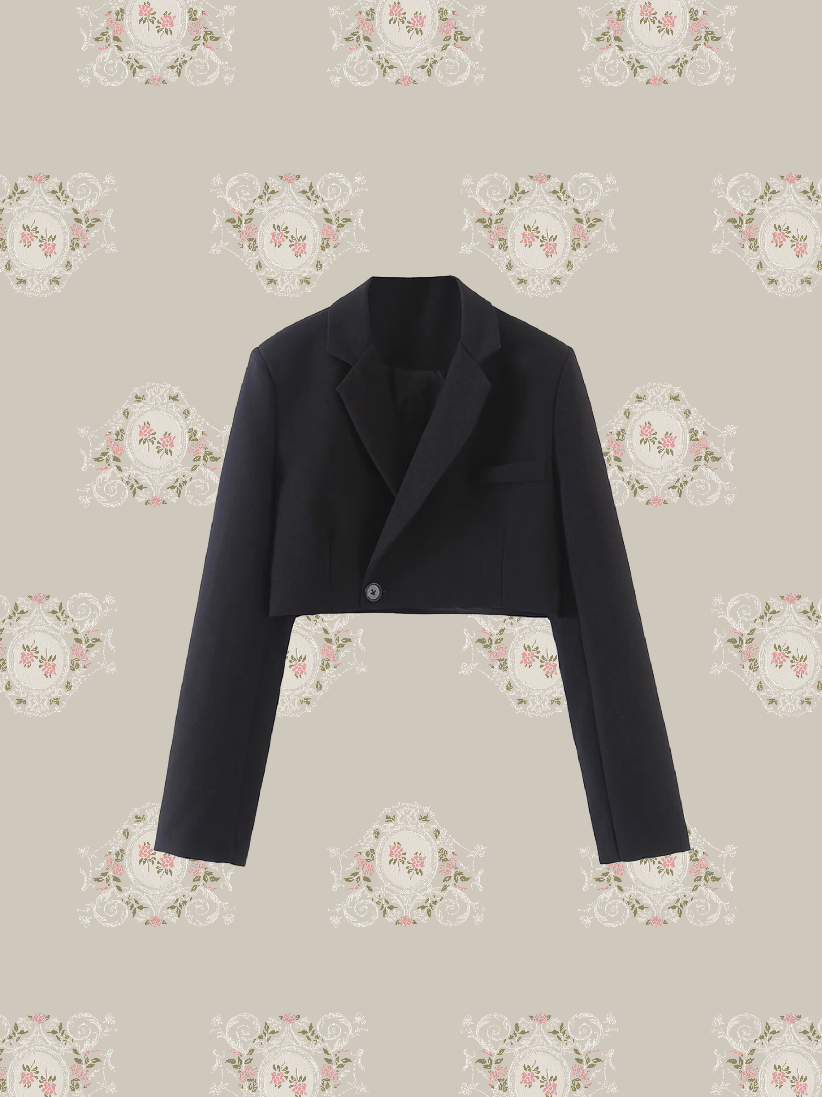 Causal Short Jacket Set Up/カウサルショートジャケットセットアップ