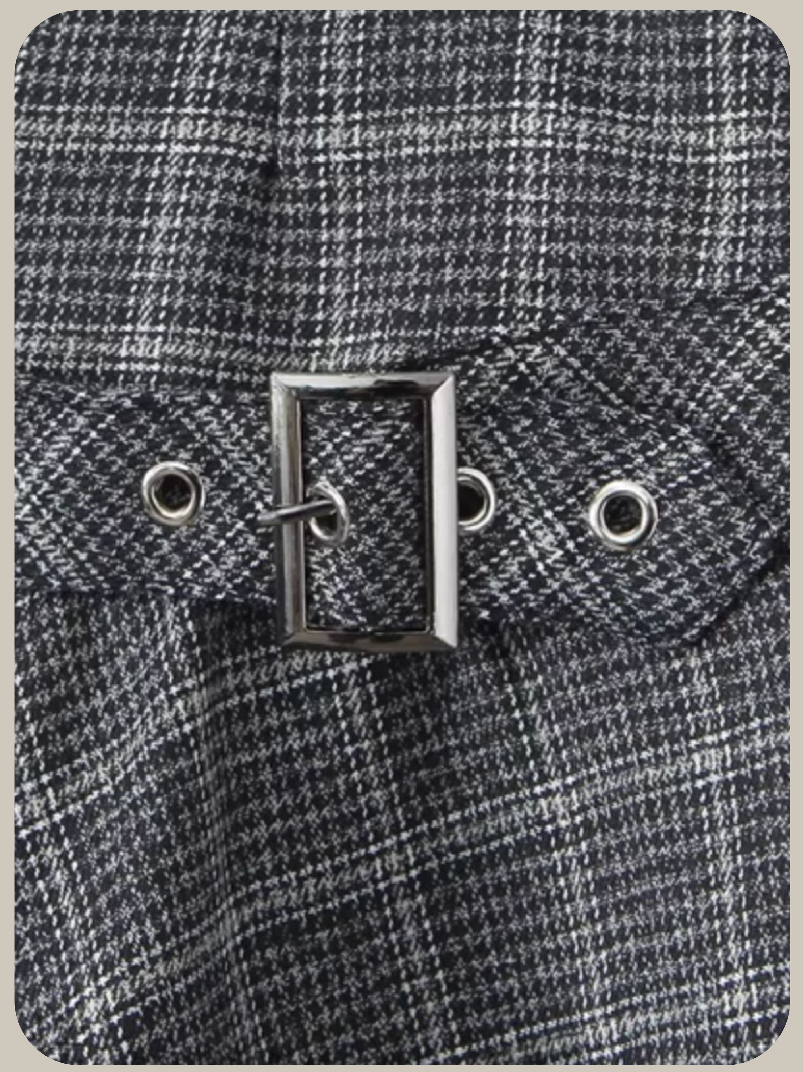 Check Halter Top Set Up/チェックホルタートップセットアップ