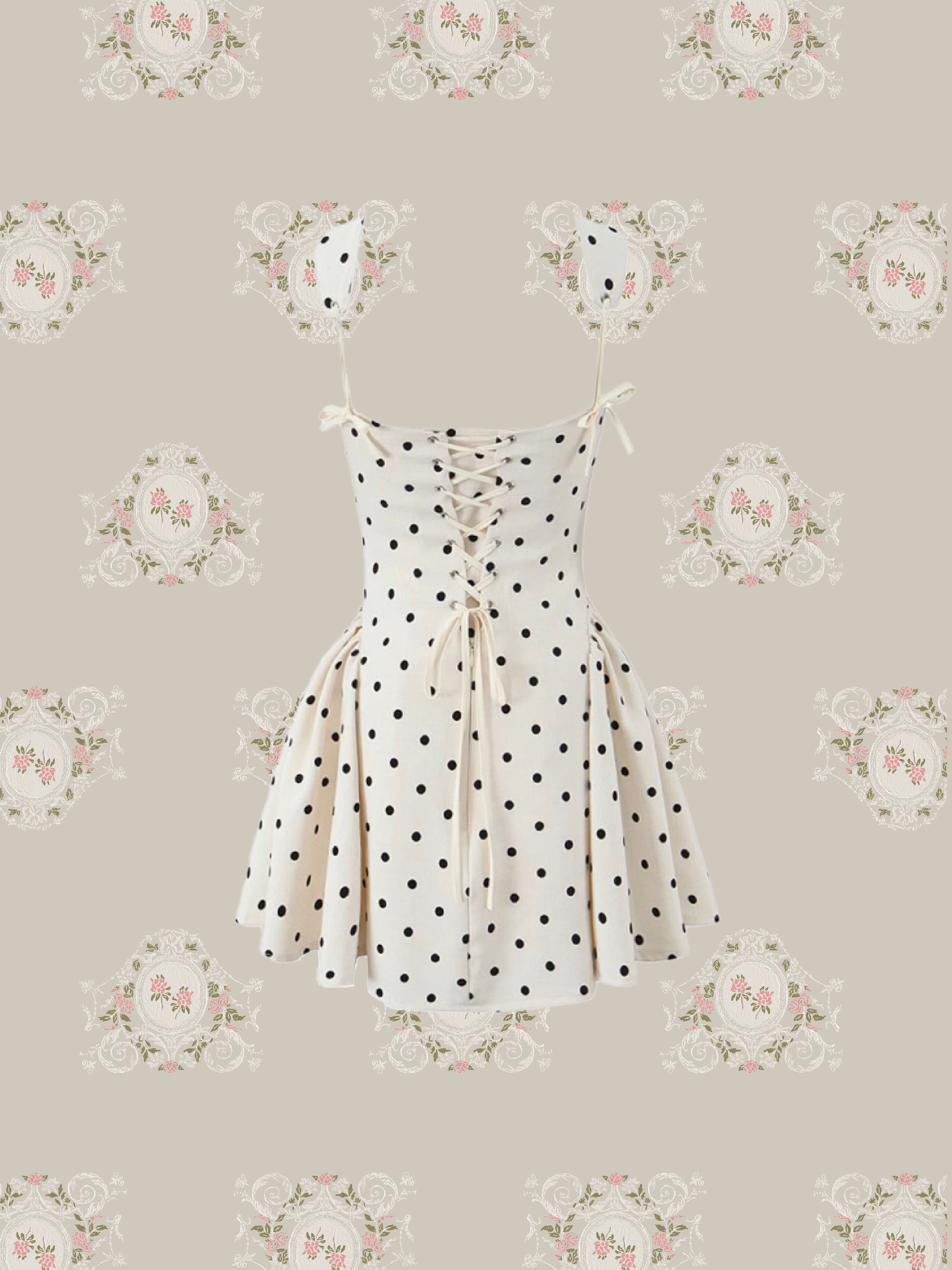 Dots Princess Peplum Cami Dress/ドットプリンセスペプラムキャミワンピース