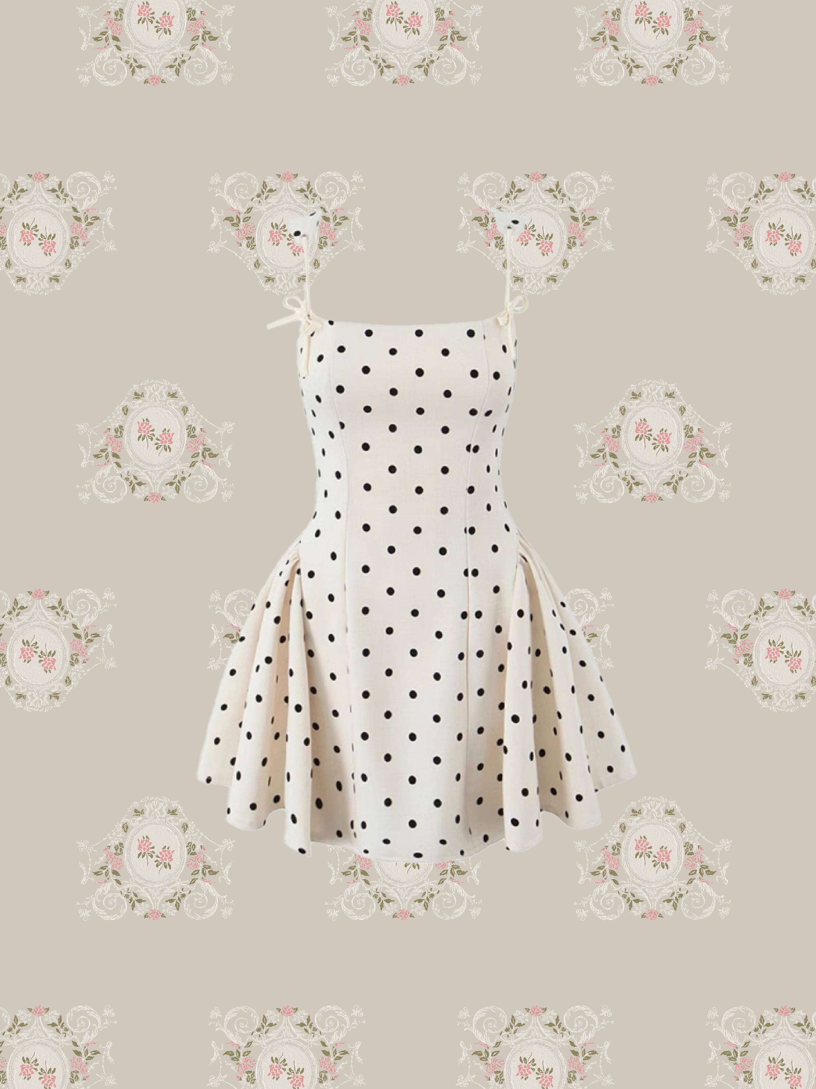 Dots Princess Peplum Cami Dress/ドットプリンセスペプラムキャミワンピース