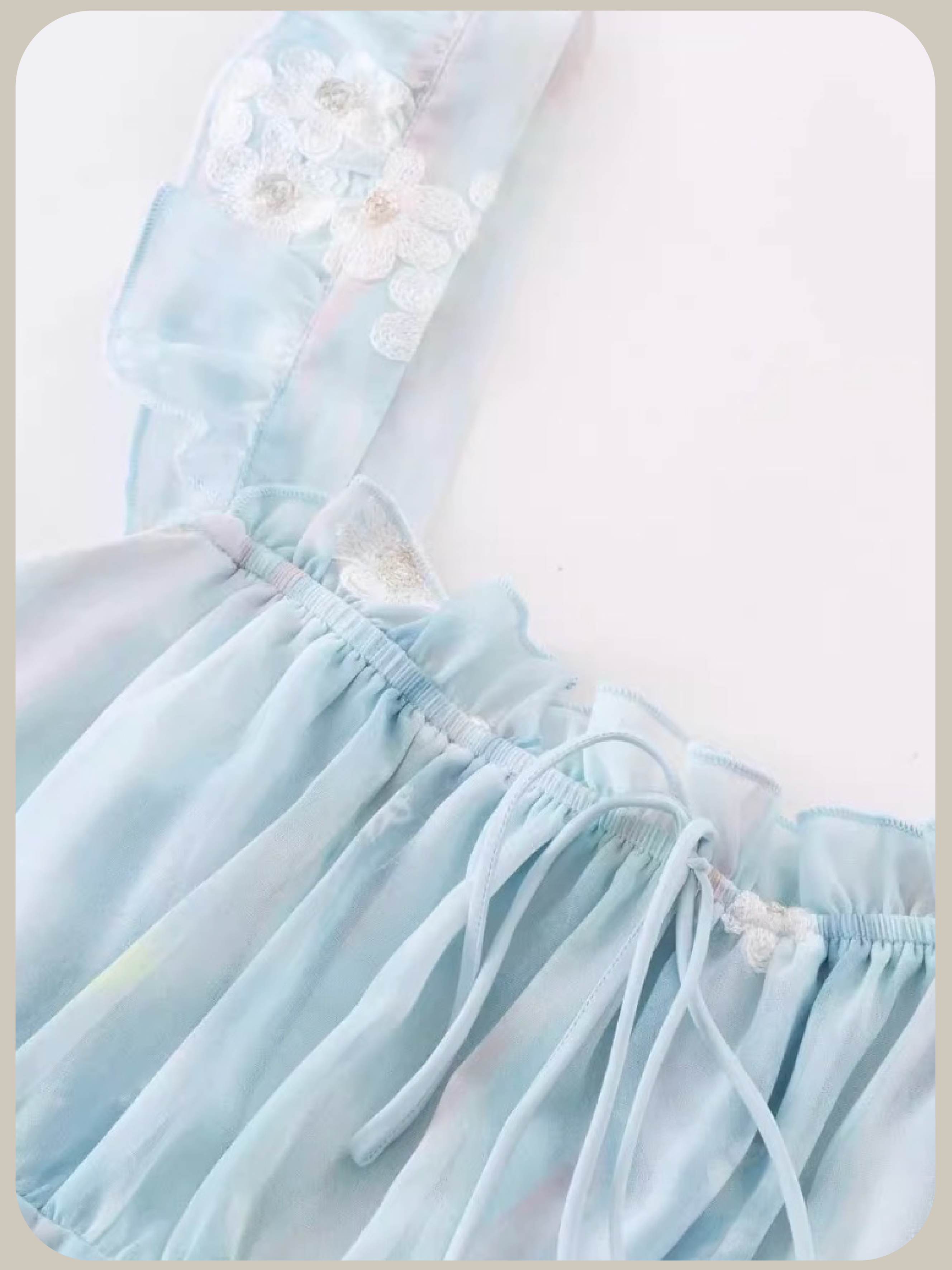 Floral Backless Flare Dress/フローラルバックレスフレアドレス