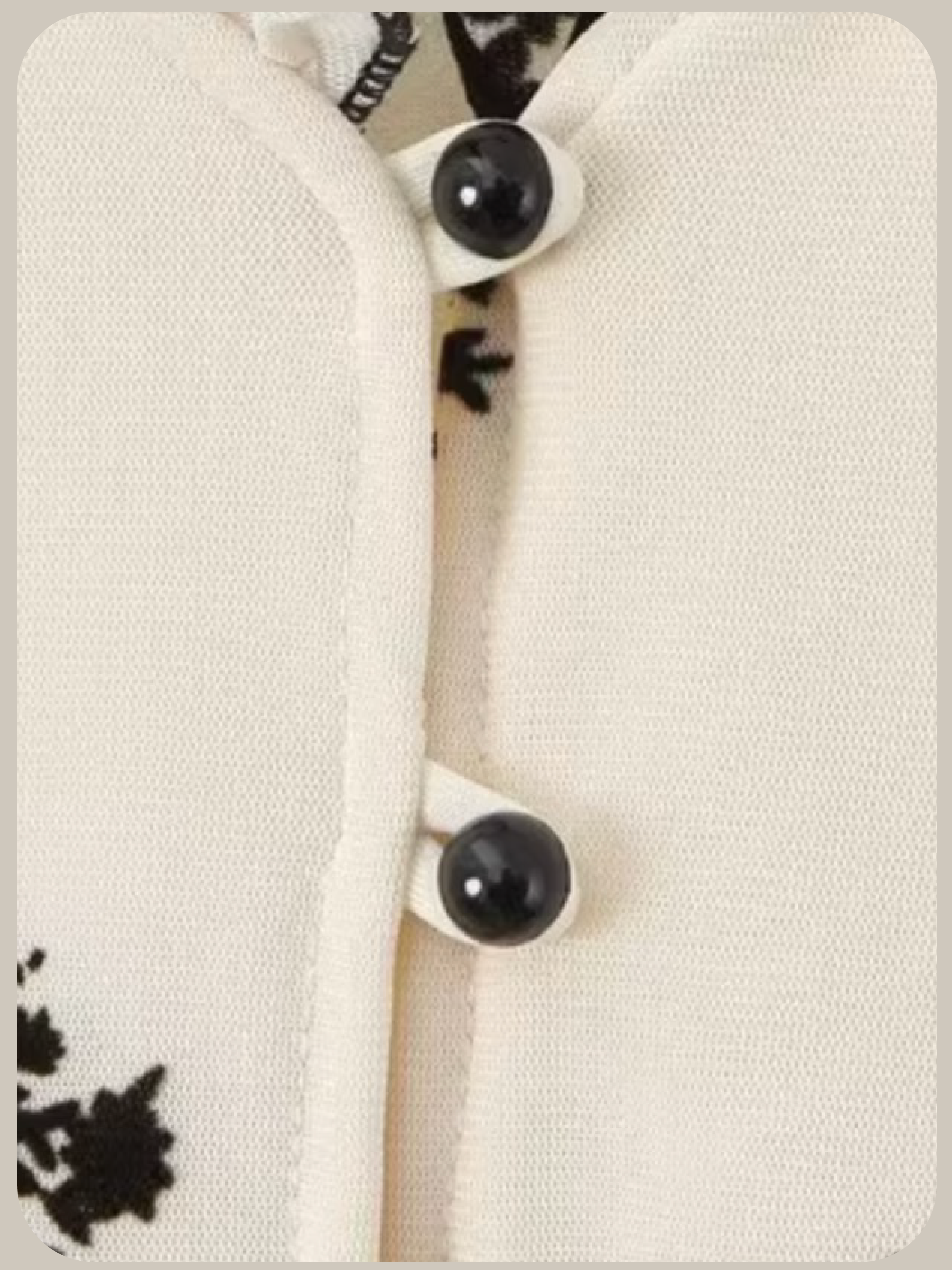 Frill Piping Floral Blouse/フリルパイピング花柄ブラウス