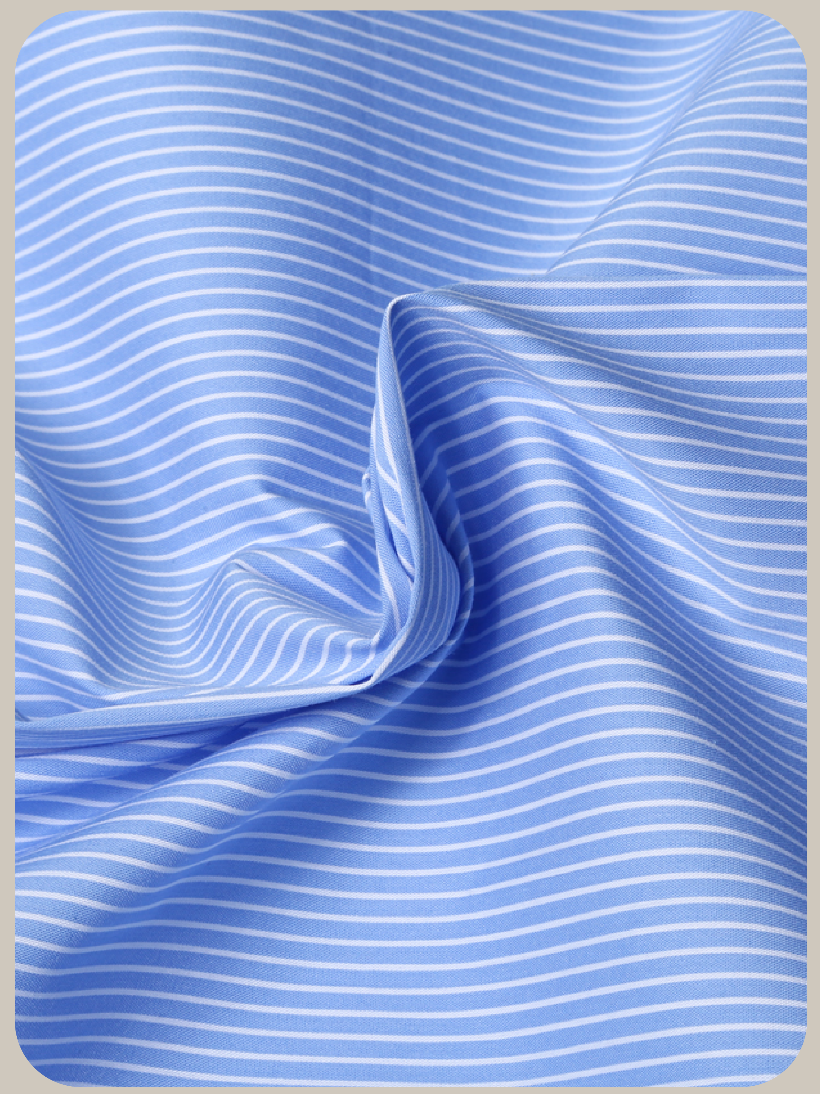 Handmade Pearl Deco Stripe Shirt ハンドメイドパールデコストライプシャツ