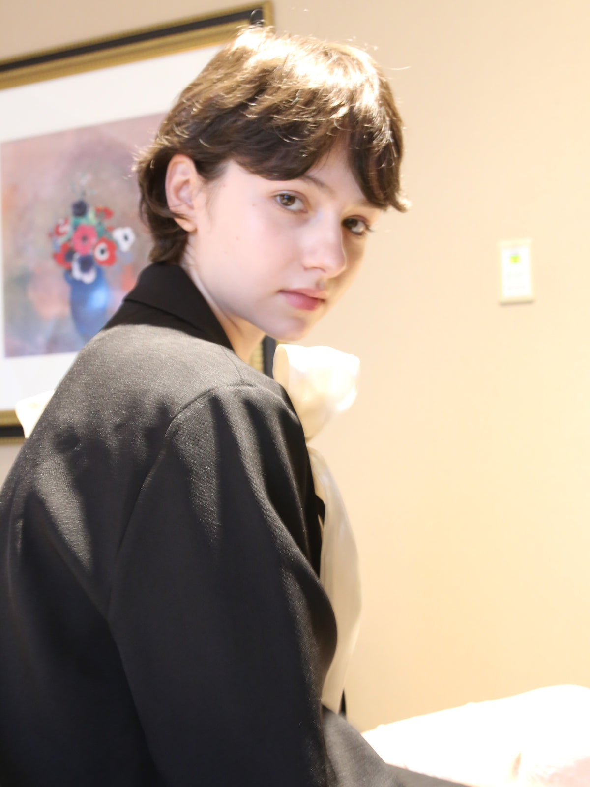 ・予約商品・Ribbon Attacthed Black Jacket