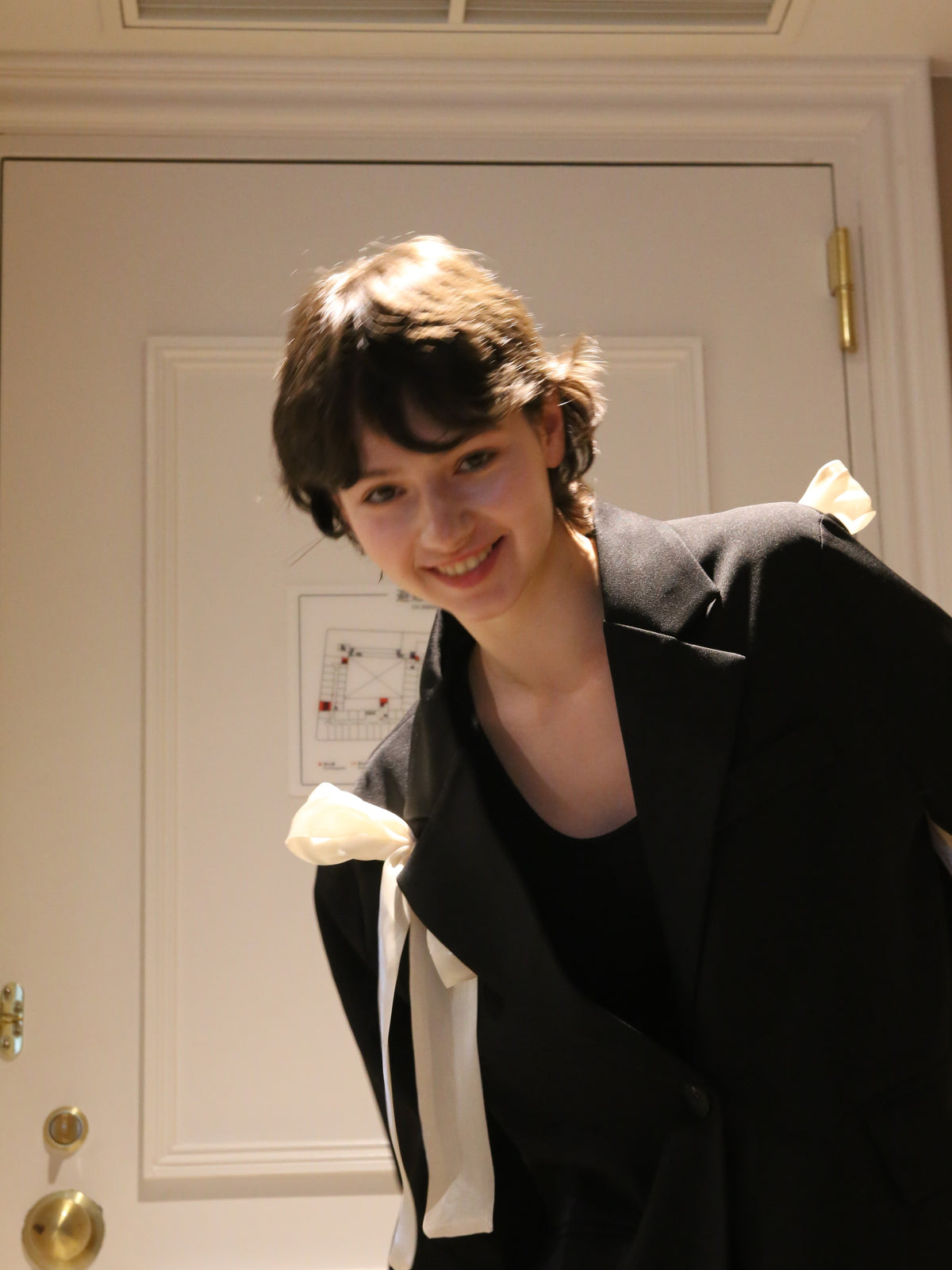 ・予約商品・Ribbon Attacthed Black Jacket