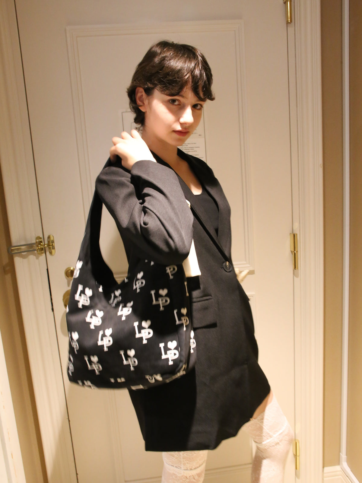 LA POMME petit Icon Shoulder Bag.