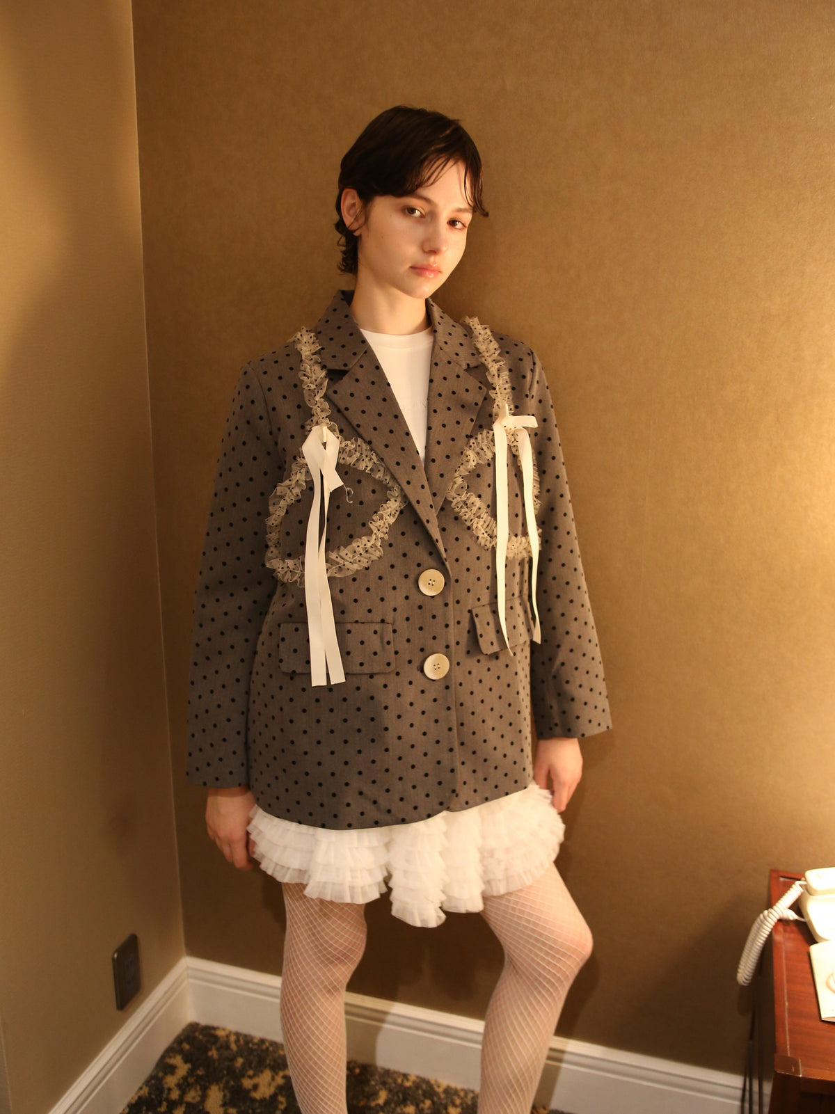 Layered Mesh Flare Mini Skirt/レイヤードメッシュフレアミニスカート