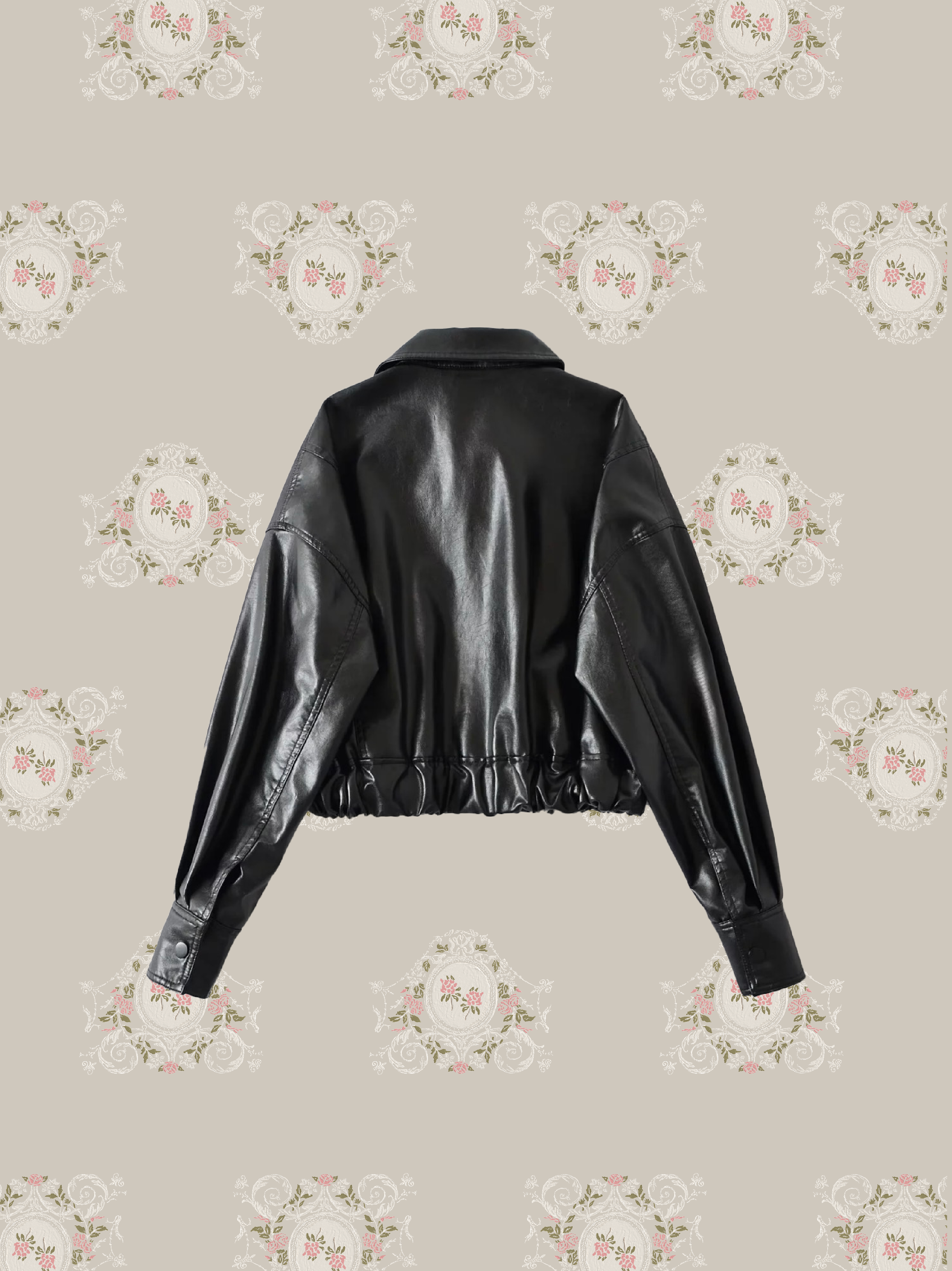 Motorcycle Short PU Jacket/モーターサイクルショートPUジャケット