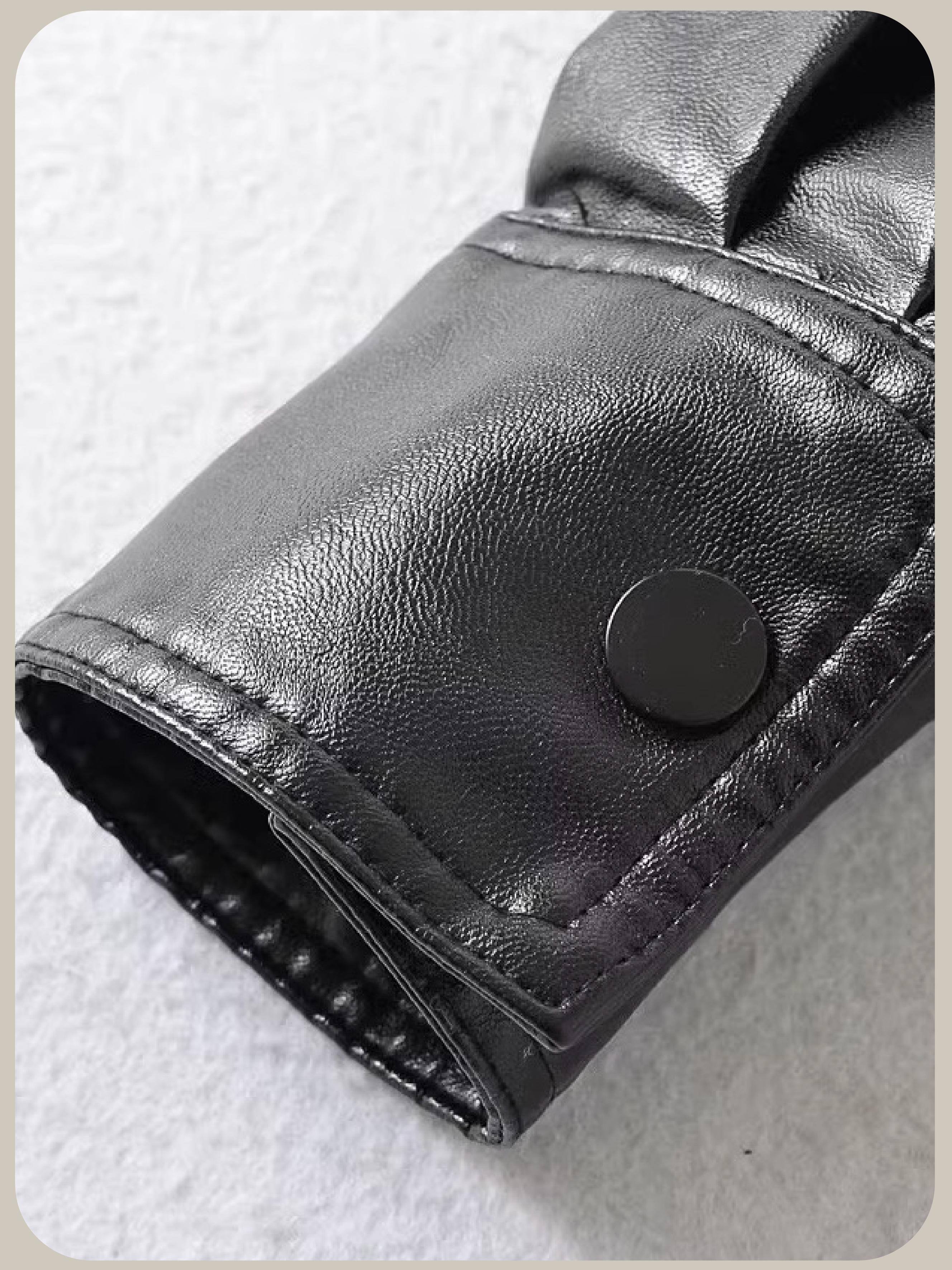 Motorcycle Short PU Jacket/モーターサイクルショートPUジャケット