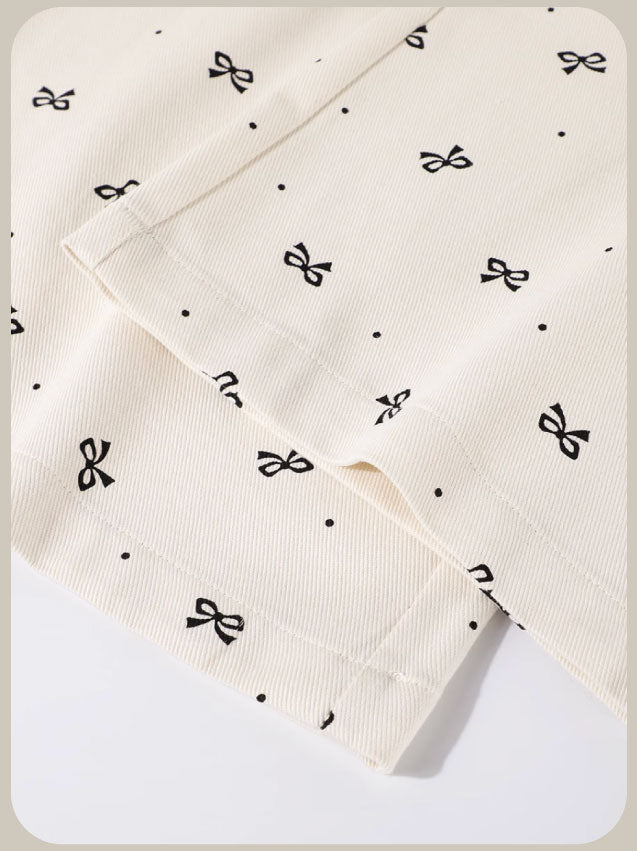 Many Ribbon Sweat Pants