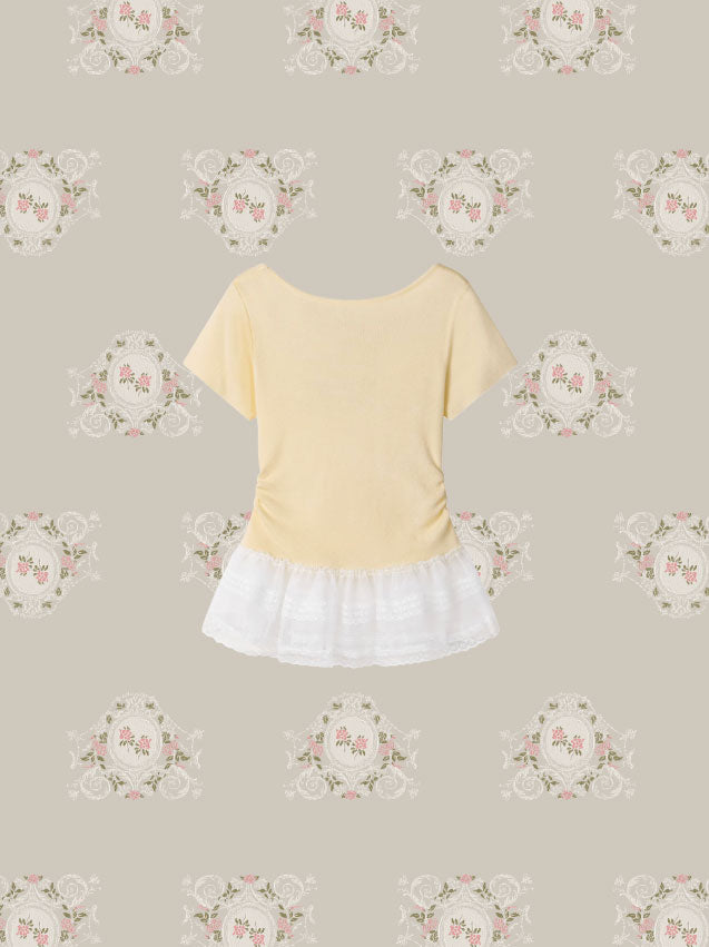Flare Frill Ribbon Top