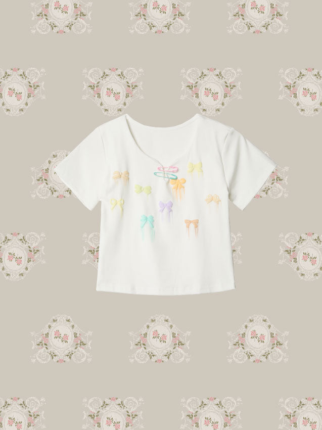 Many Ribbon Color top