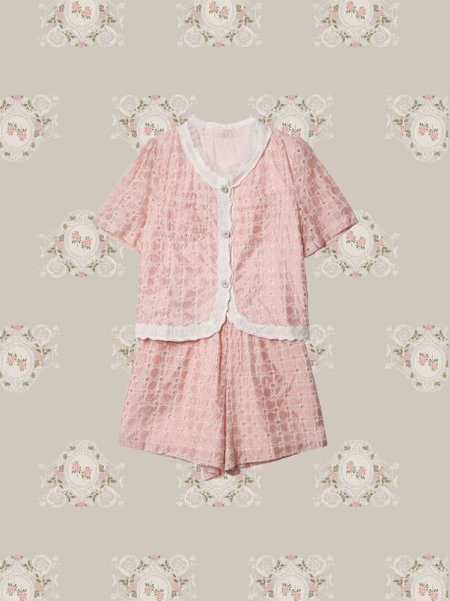 Lace Texture Elegant Set up