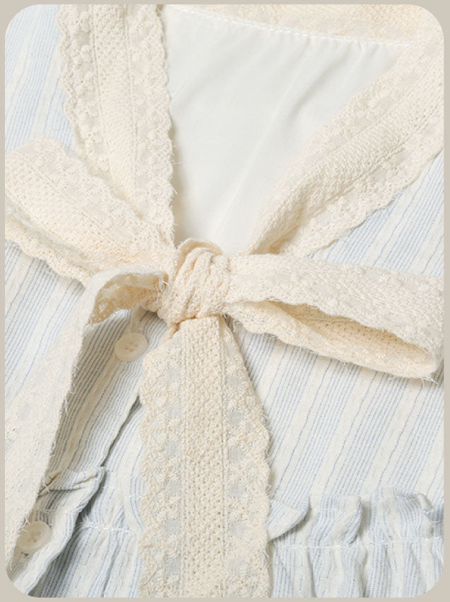 Mint Color Frill Set up