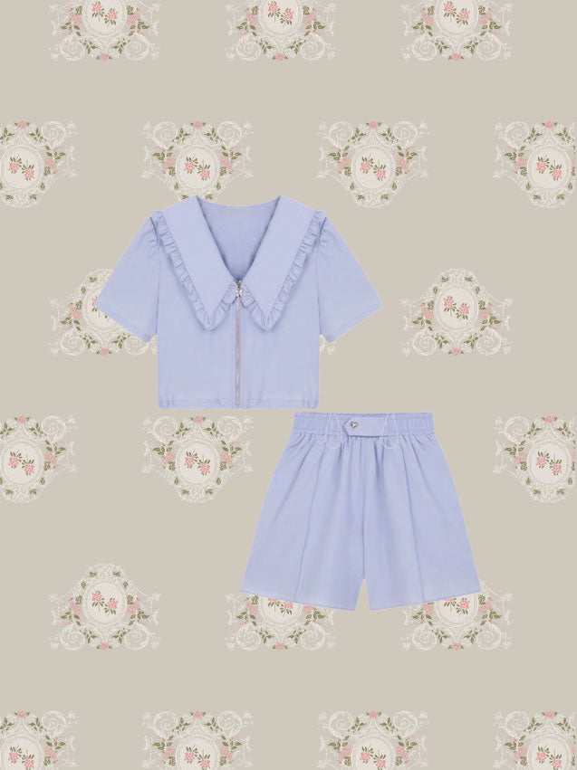 Cute Collar Frill Set up