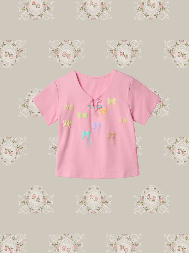 Many Ribbon Color top