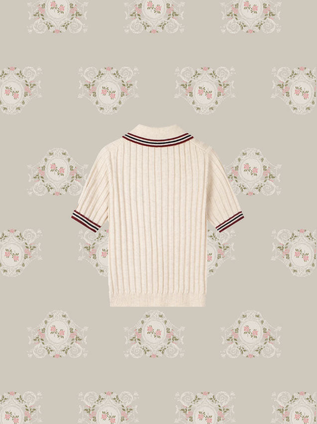 Preppy Polo Knit Set up