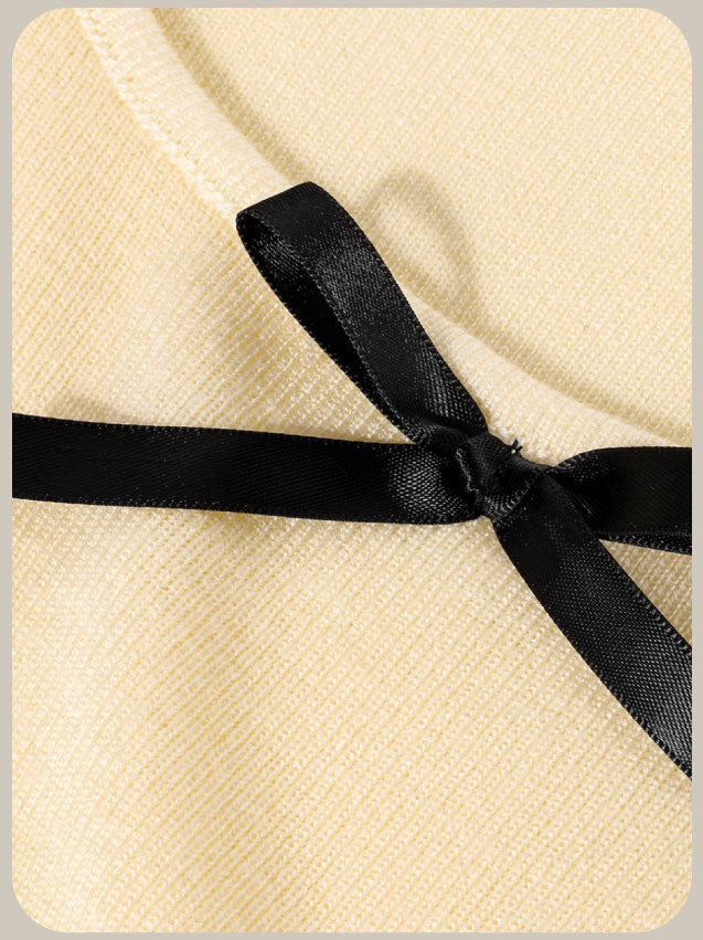 Flare Frill Ribbon Top