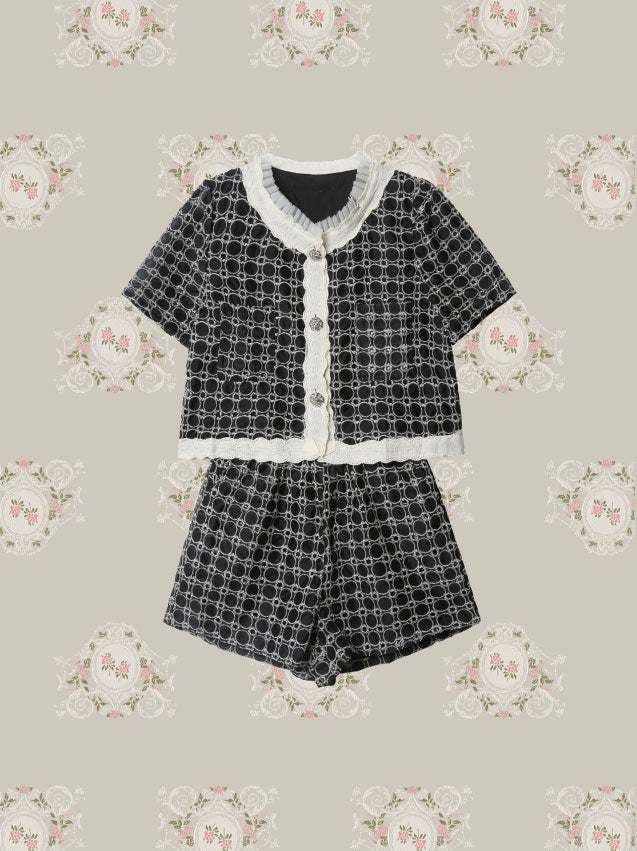 Lace Texture Elegant Set up