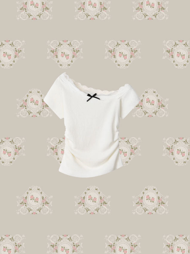 Asymmetry Ribbon Top