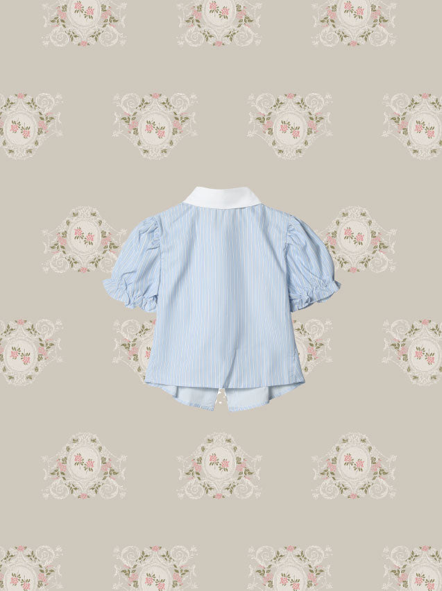 Preppy Bow Skirt Set