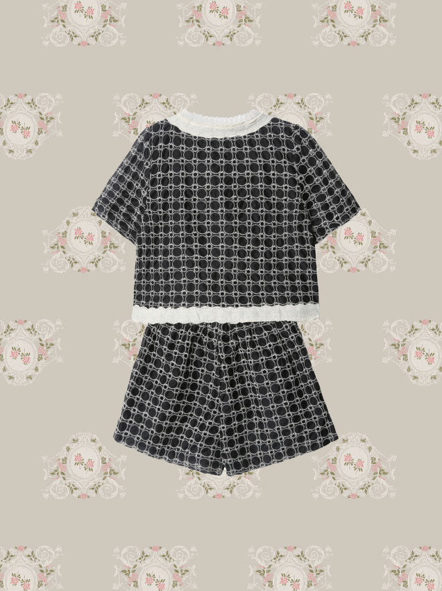 Lace Texture Elegant Set up