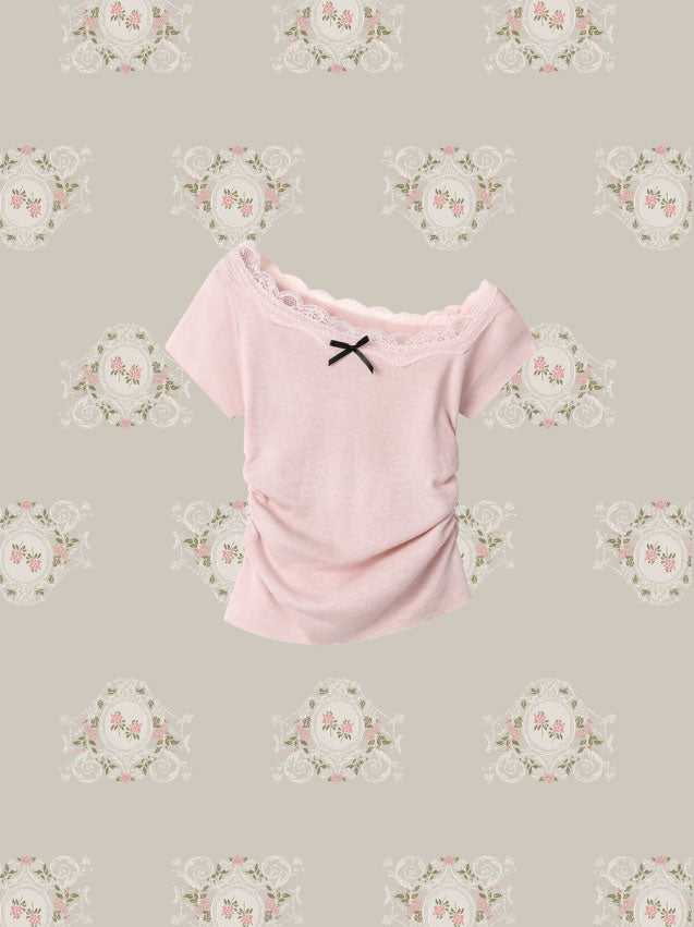 Asymmetry Ribbon Top