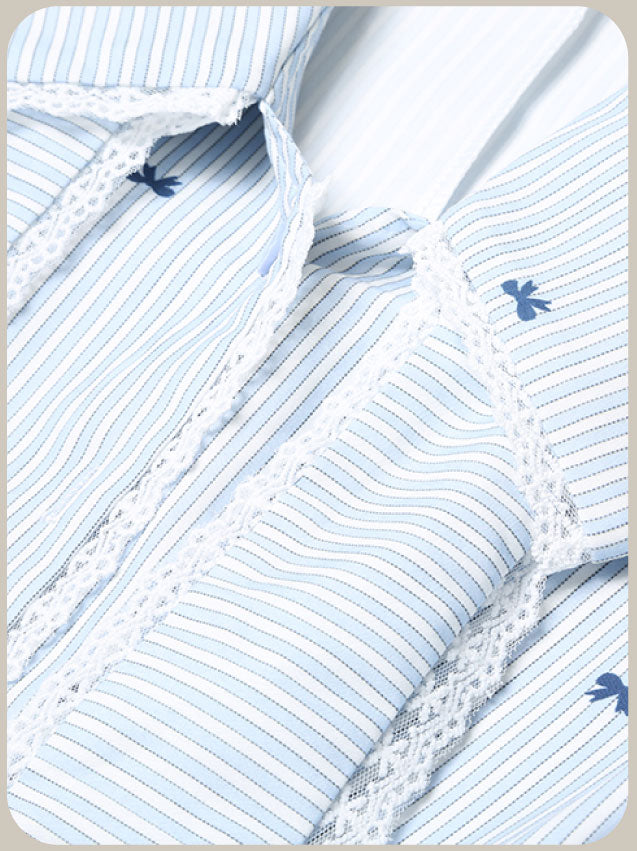 Preppy Style Stripe Tie Dress