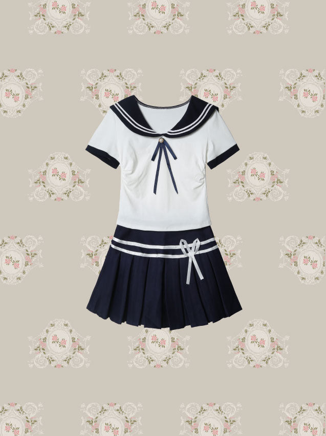 Sailor Collar Ribbon Set up