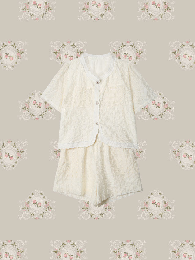 Lace Texture Elegant Set up