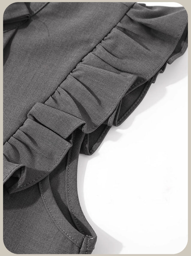 French Ruffle Bow Dress