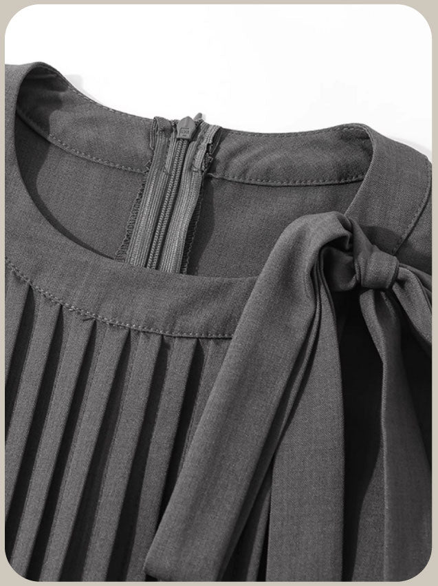 French Ruffle Bow Dress