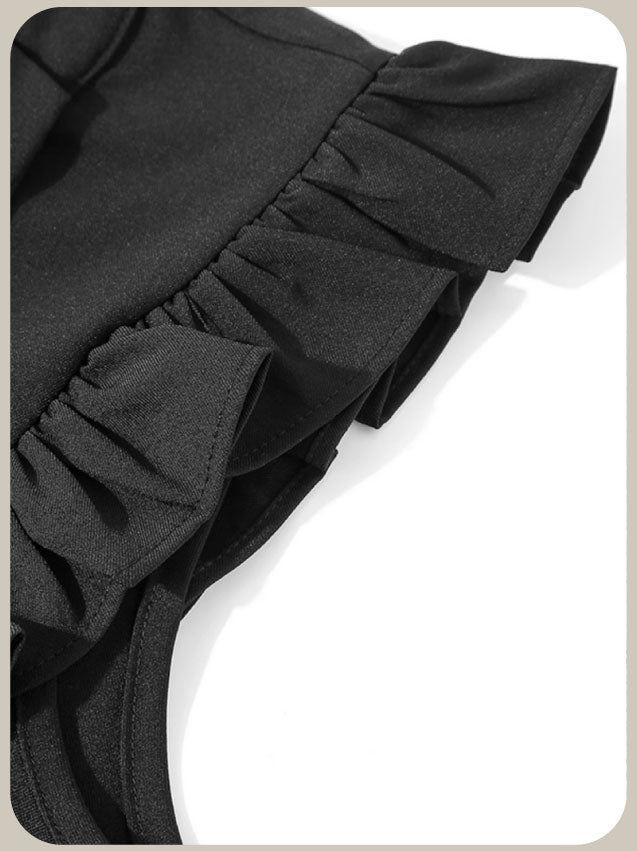 French Ruffle Bow Dress