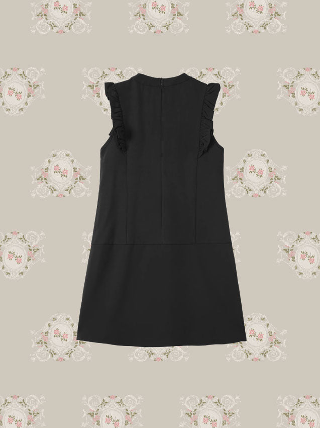 French Ruffle Bow Dress