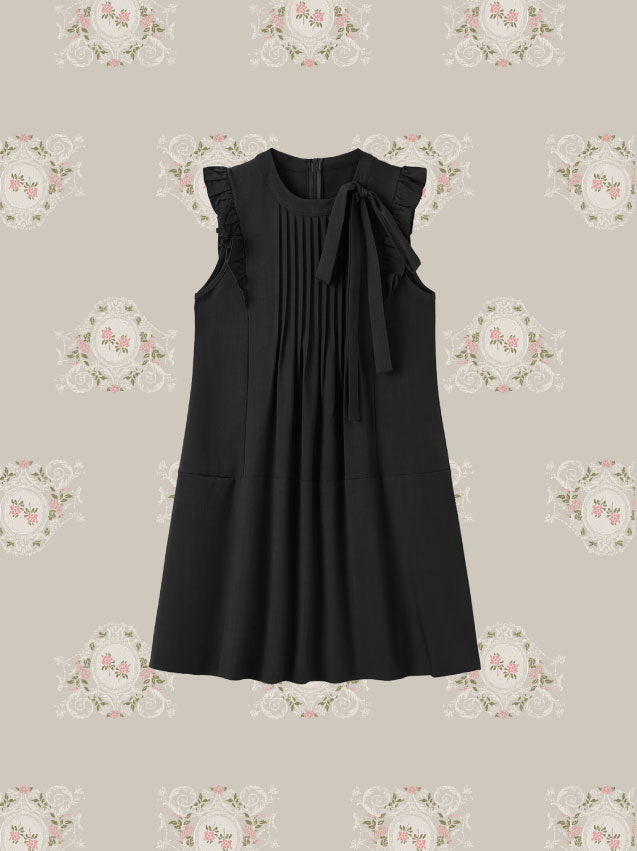French Ruffle Bow Dress