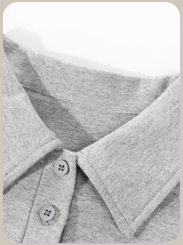 Korean Preppy T-Shirt Dress