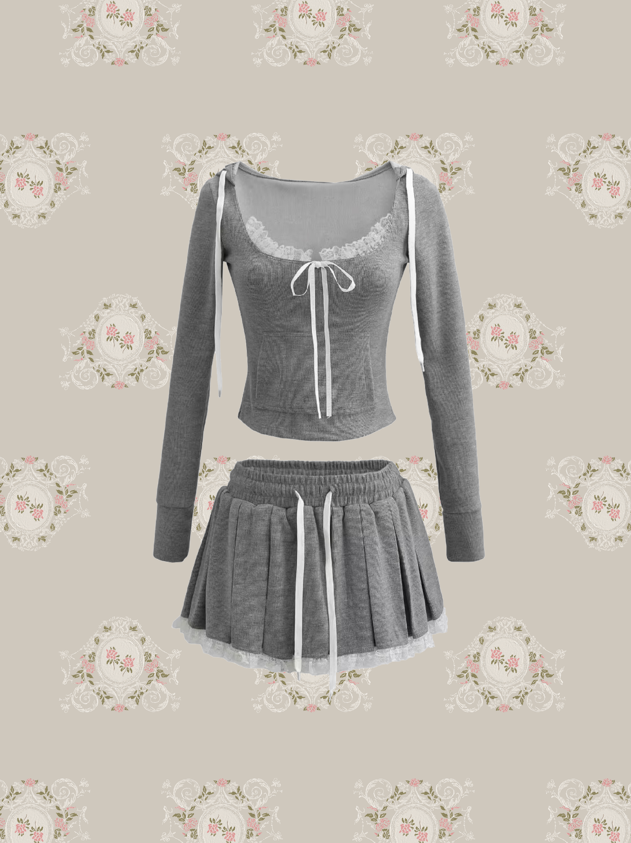 andwang Layered like lace セットアップ andwang Layered like lace セットアップ andwang Layered like