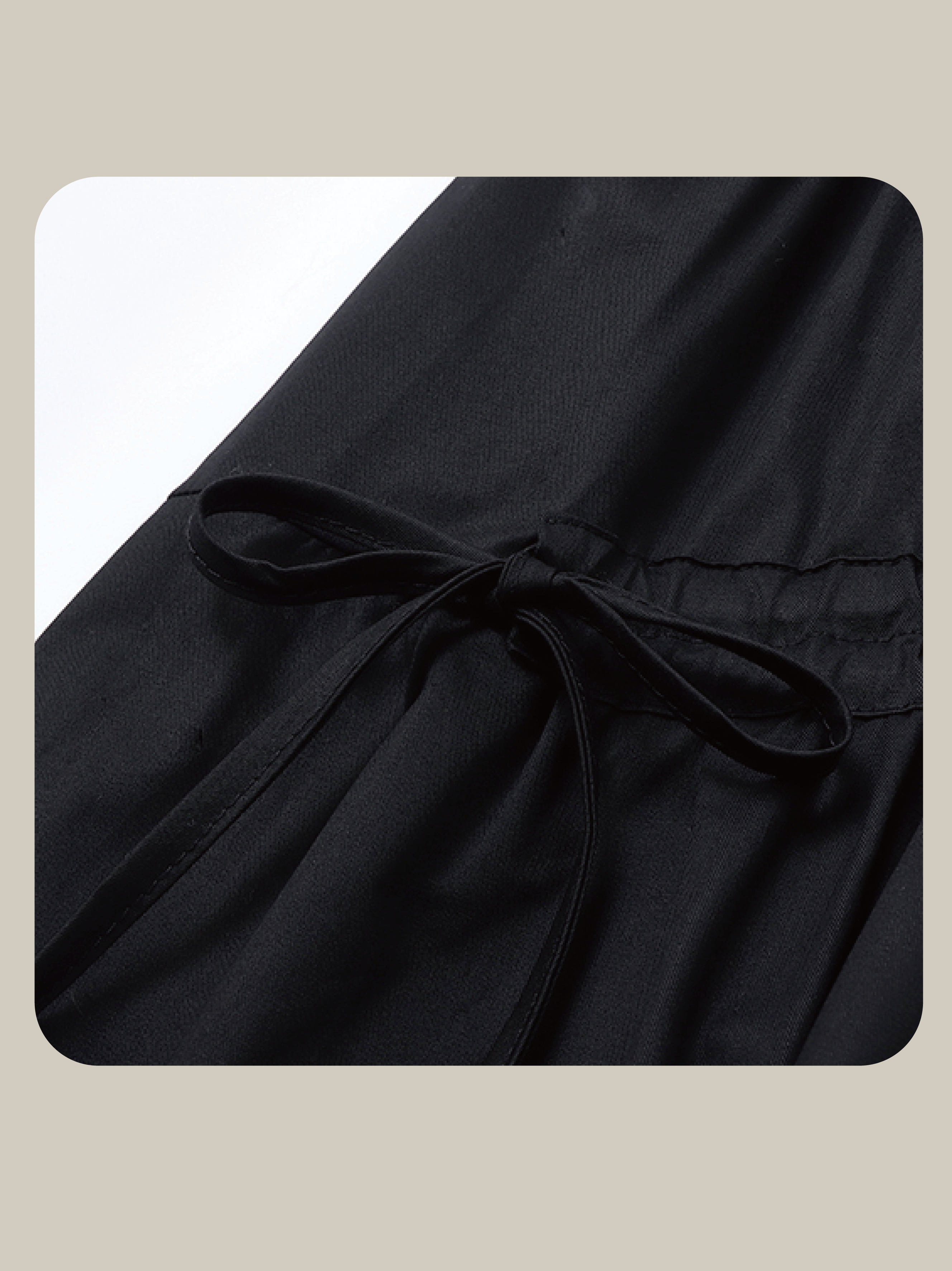 Black Ribbon Skirt ブラックリボンスカート