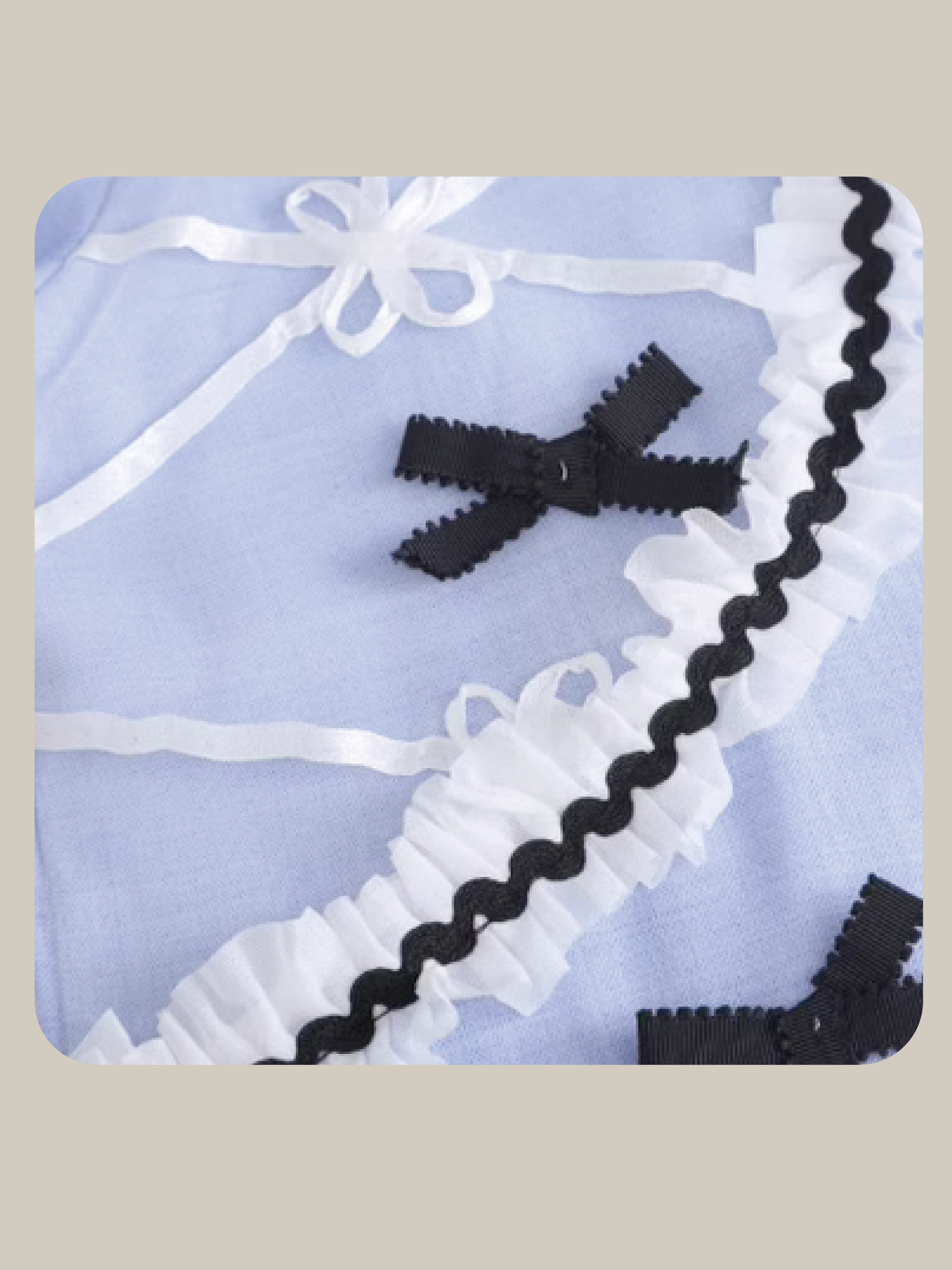 Lace Ribbon Deco Shirt Dress レースリボンデコシャツワンピース