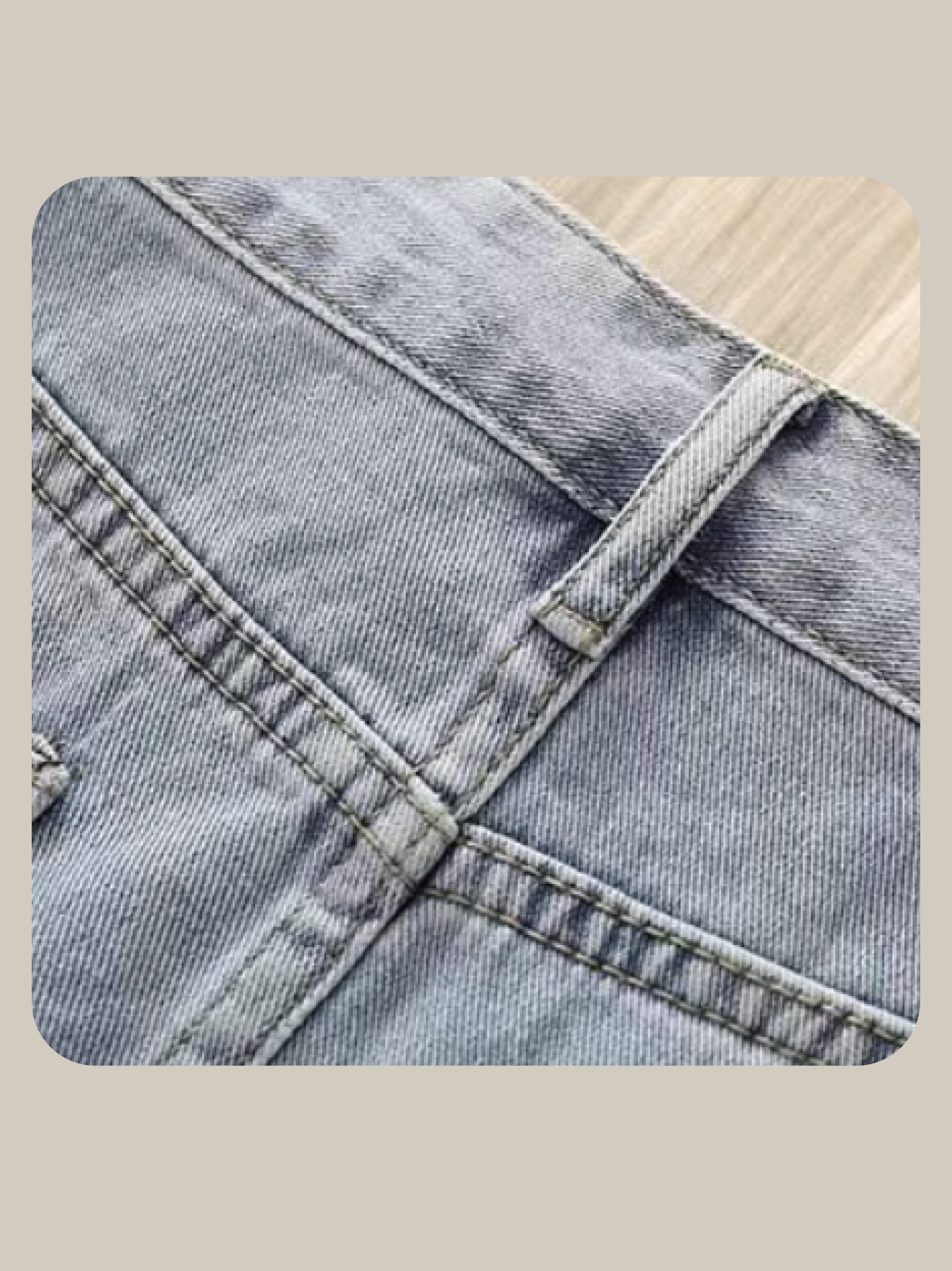 Heart Embroidery Midi Denim Skirt