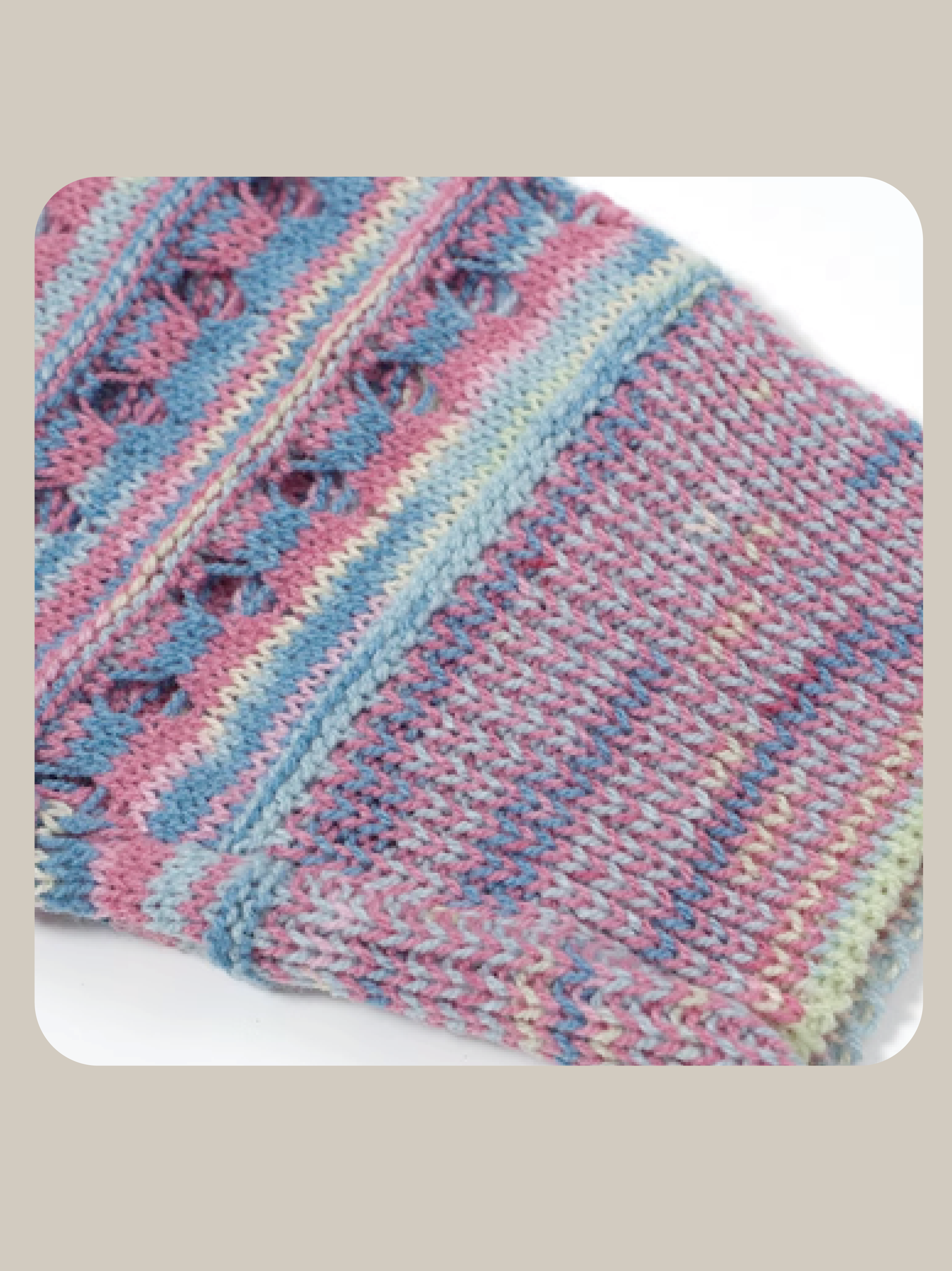 Rainbow Colored Narrow Caridgan 虹色カーディガン