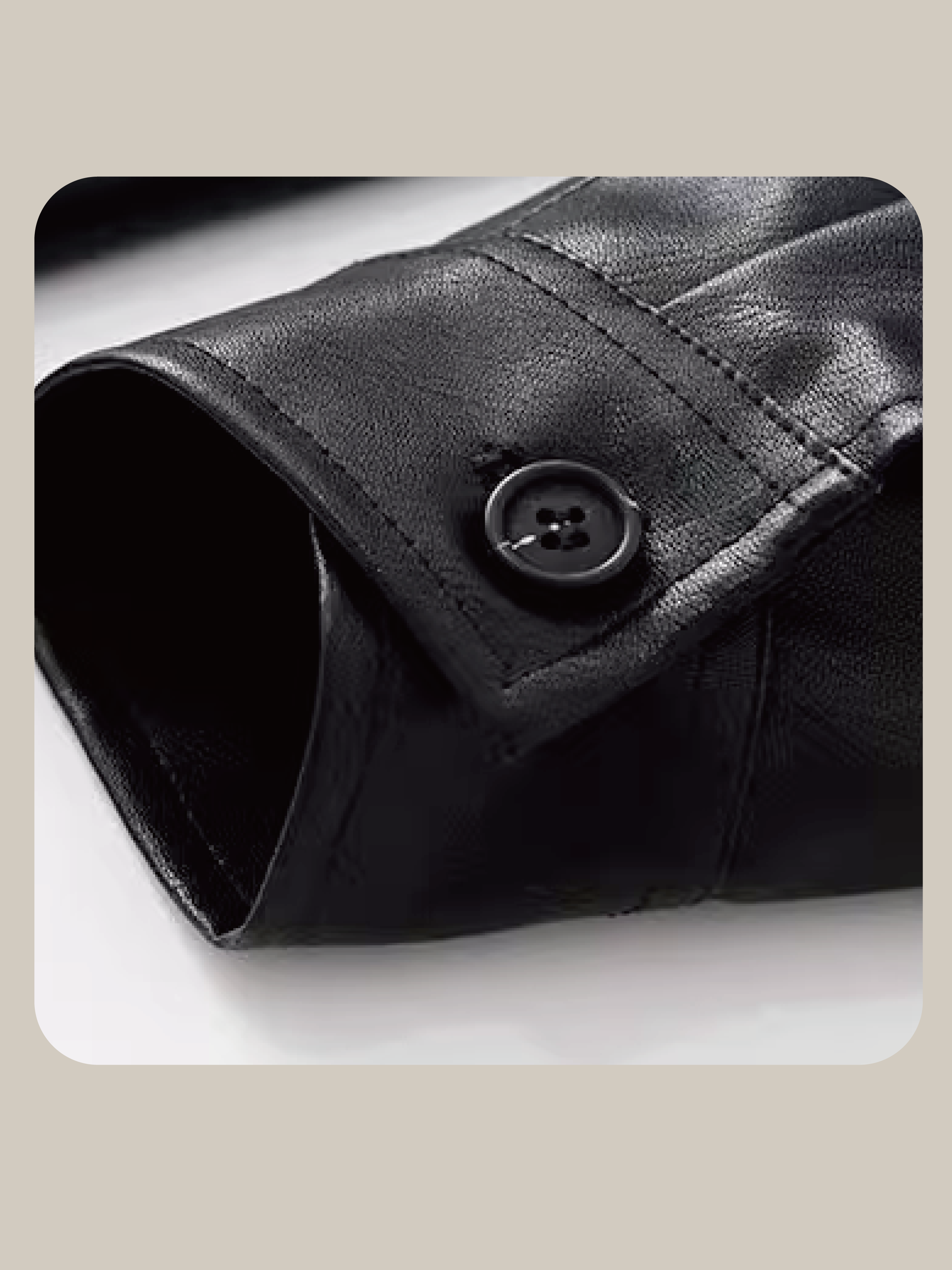 Silhouette Pu Leather Jacket