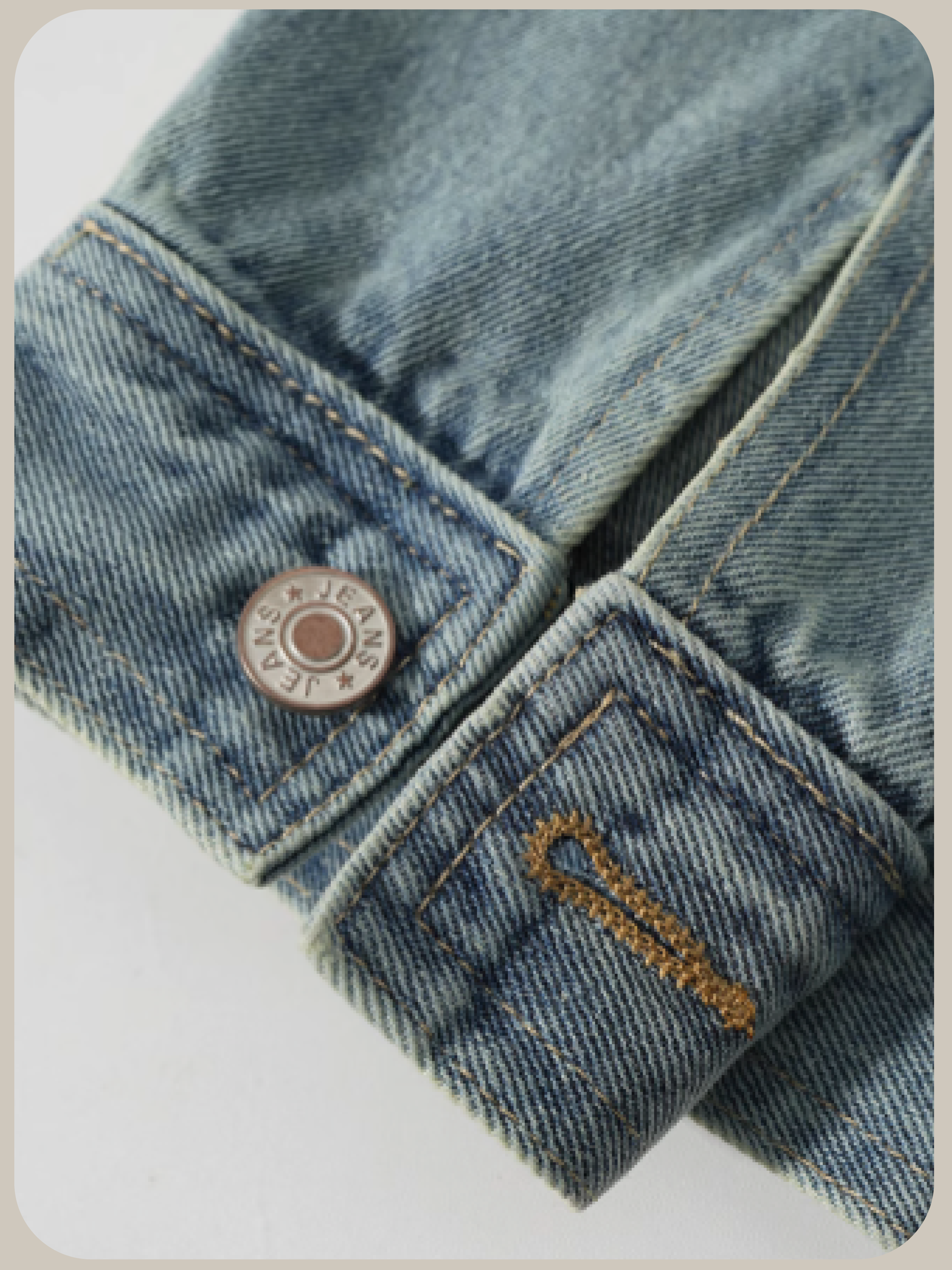 Cropped Lace Docking Denim Jacket/クロップドレースドッキングデニムジャケット