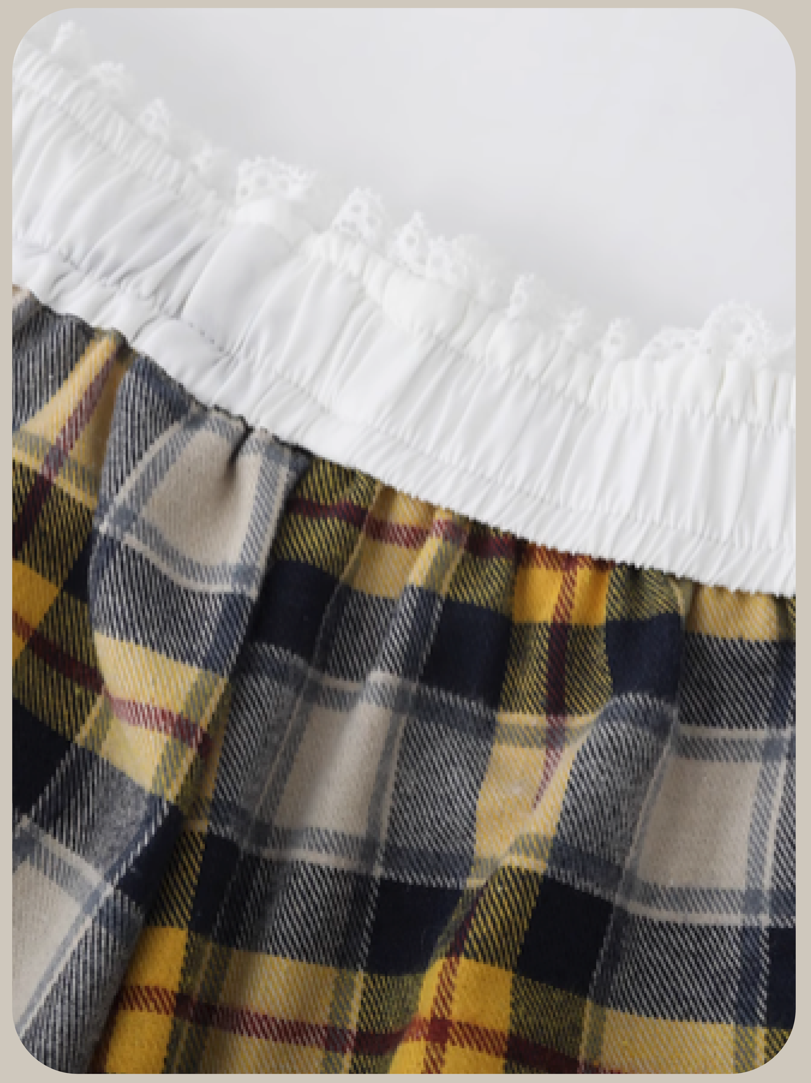 Retro Waisted Check Shirt Set-Up/レトロウエストチェックシャツセットアップ