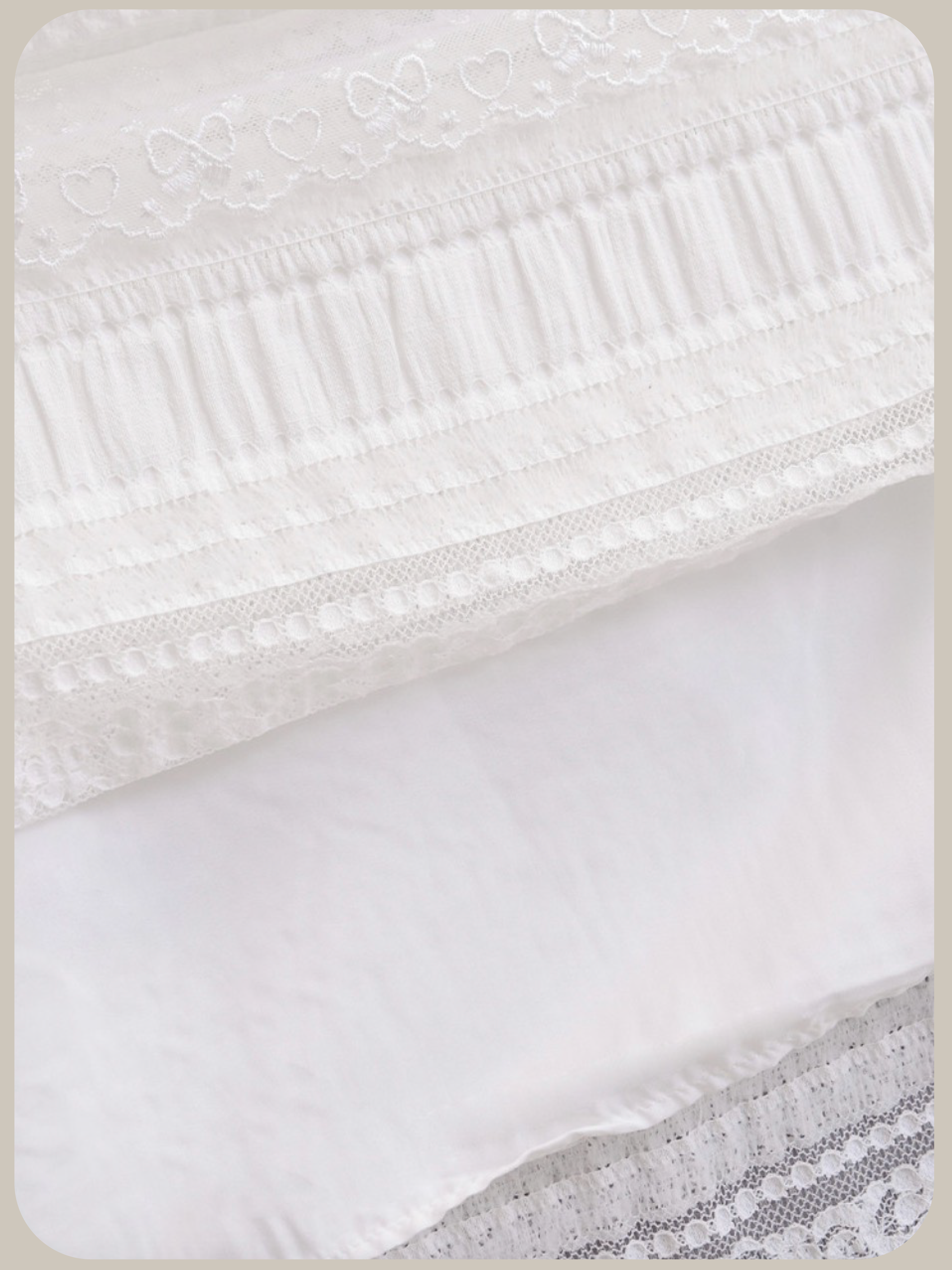 Lace Deco Flare Skirt/レースデコフレアスカート